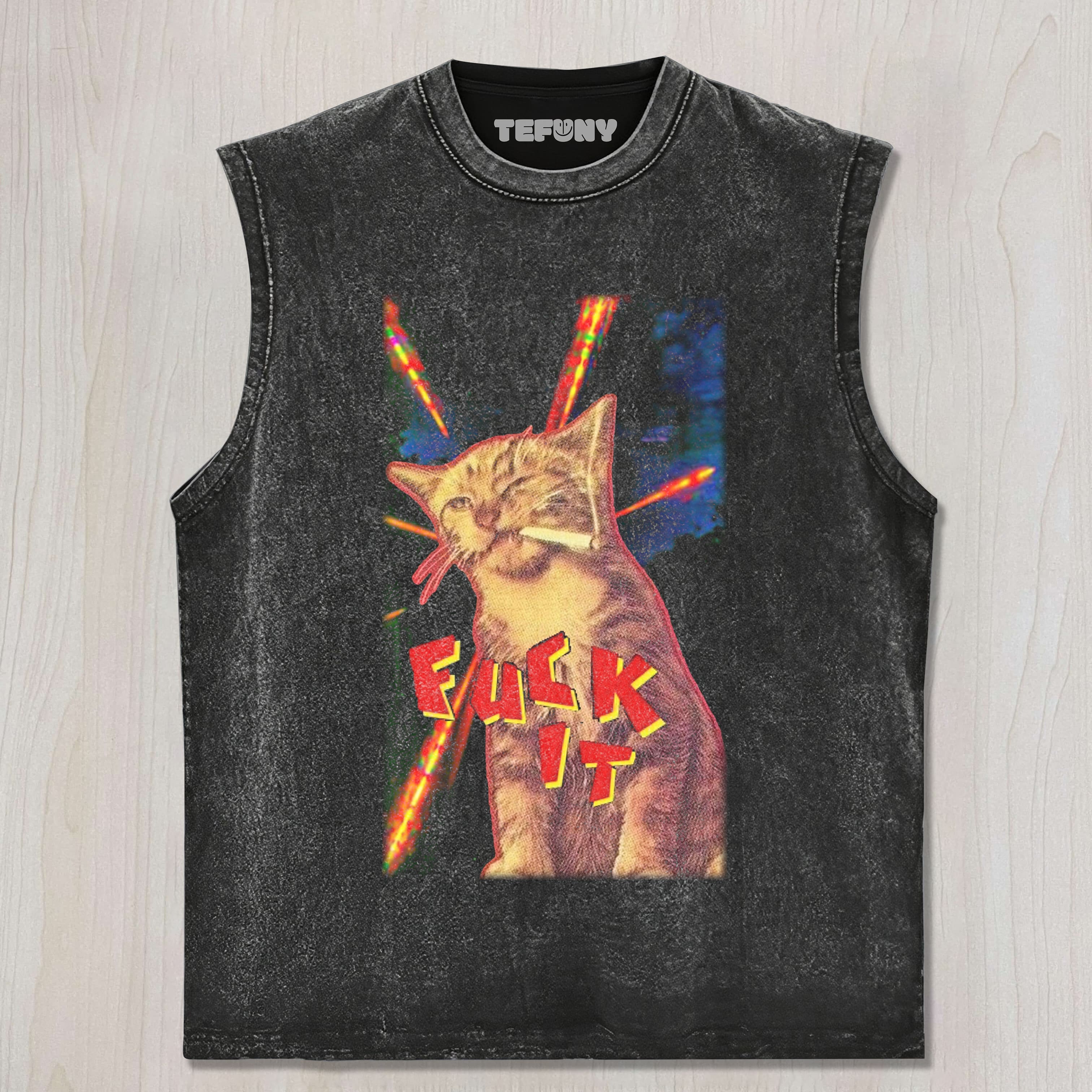 FUNNY CAT MEME FK UNISEX TEE, TANK TOP, LAYERED LS, SWEATSHIRT & HOODIE