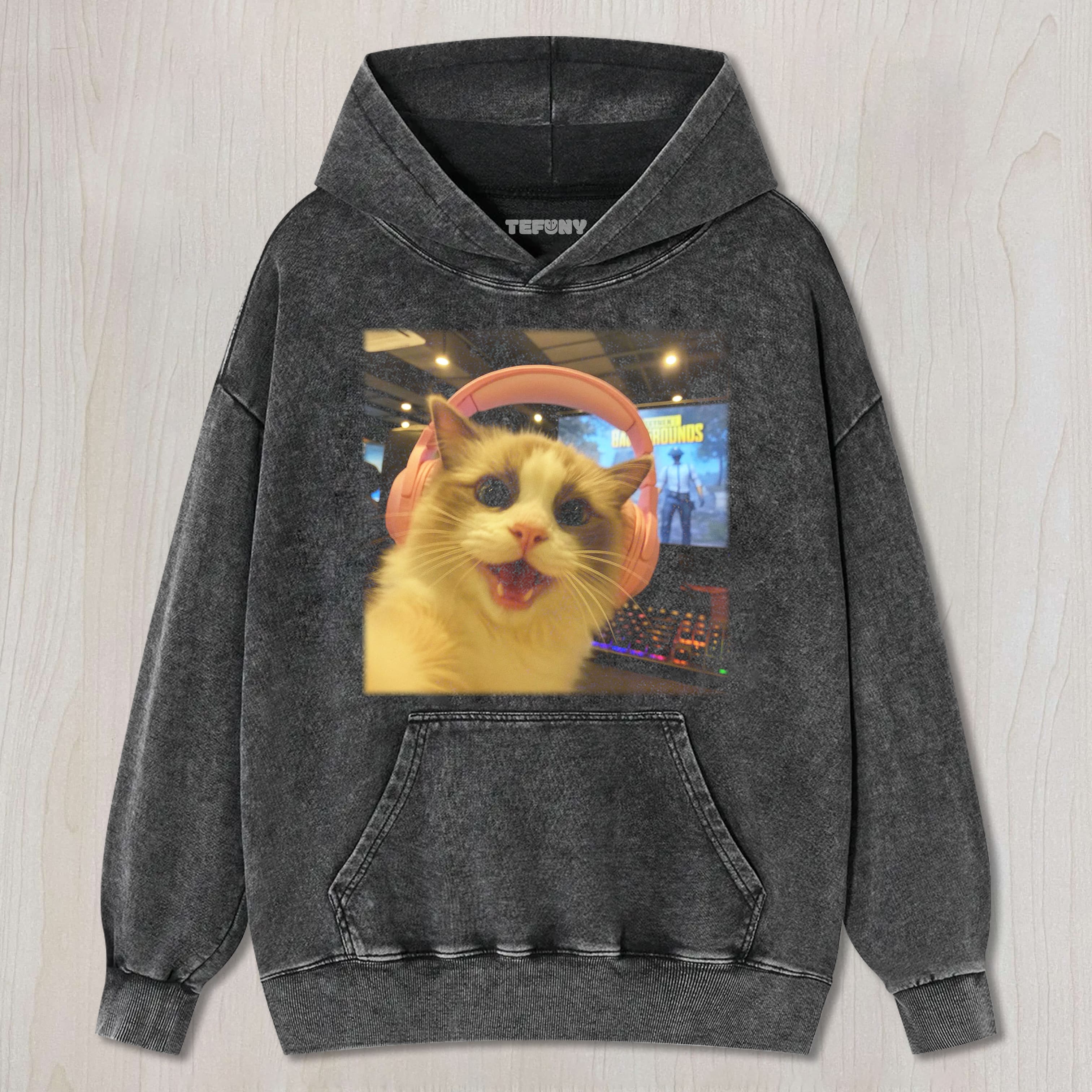 FUNNY C CAT TEE & SWEAT & HOOD