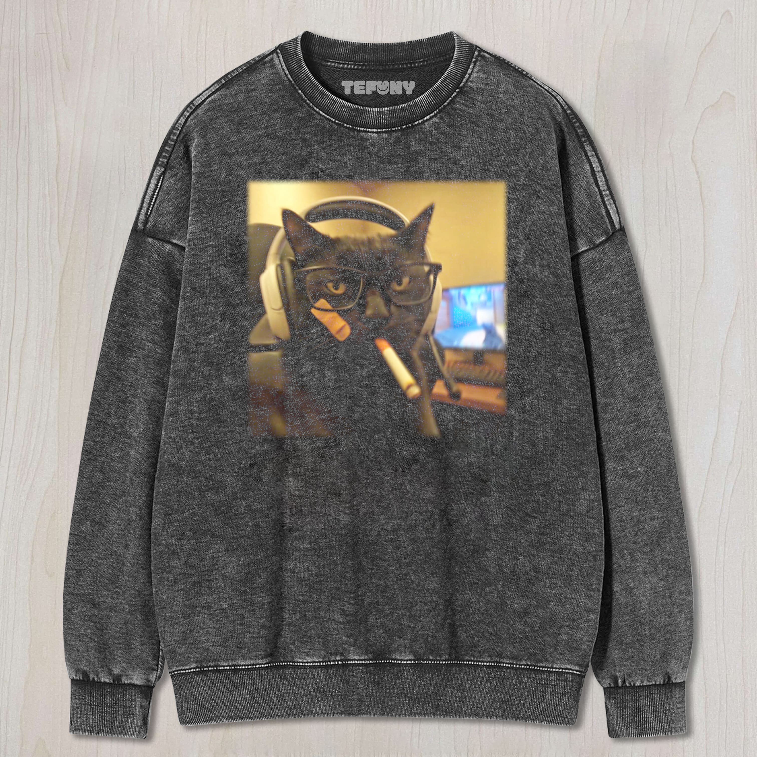 FUNNY C CAT V5 TEE & SWEAT & HOOD