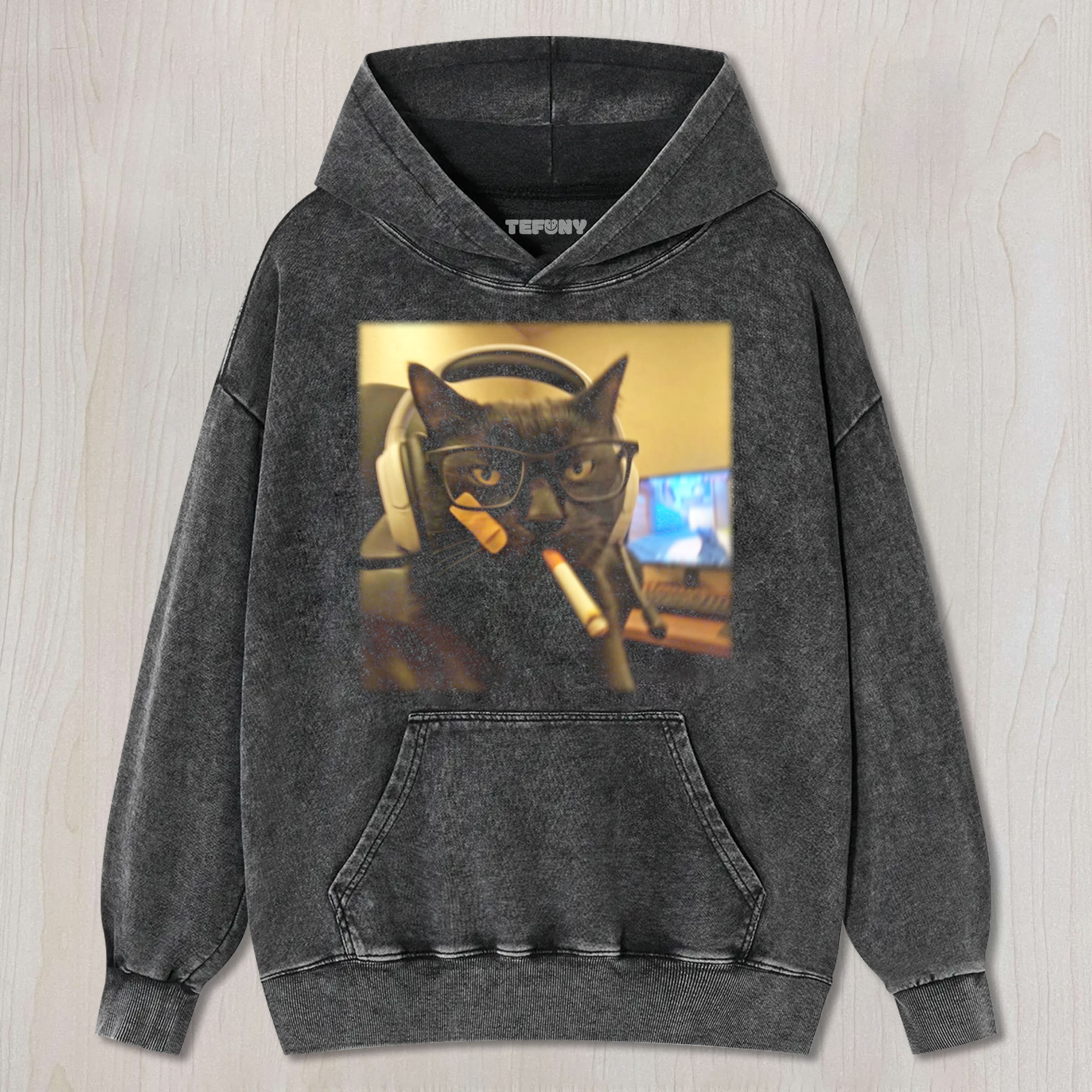 FUNNY C CAT V5 TEE & SWEAT & HOOD