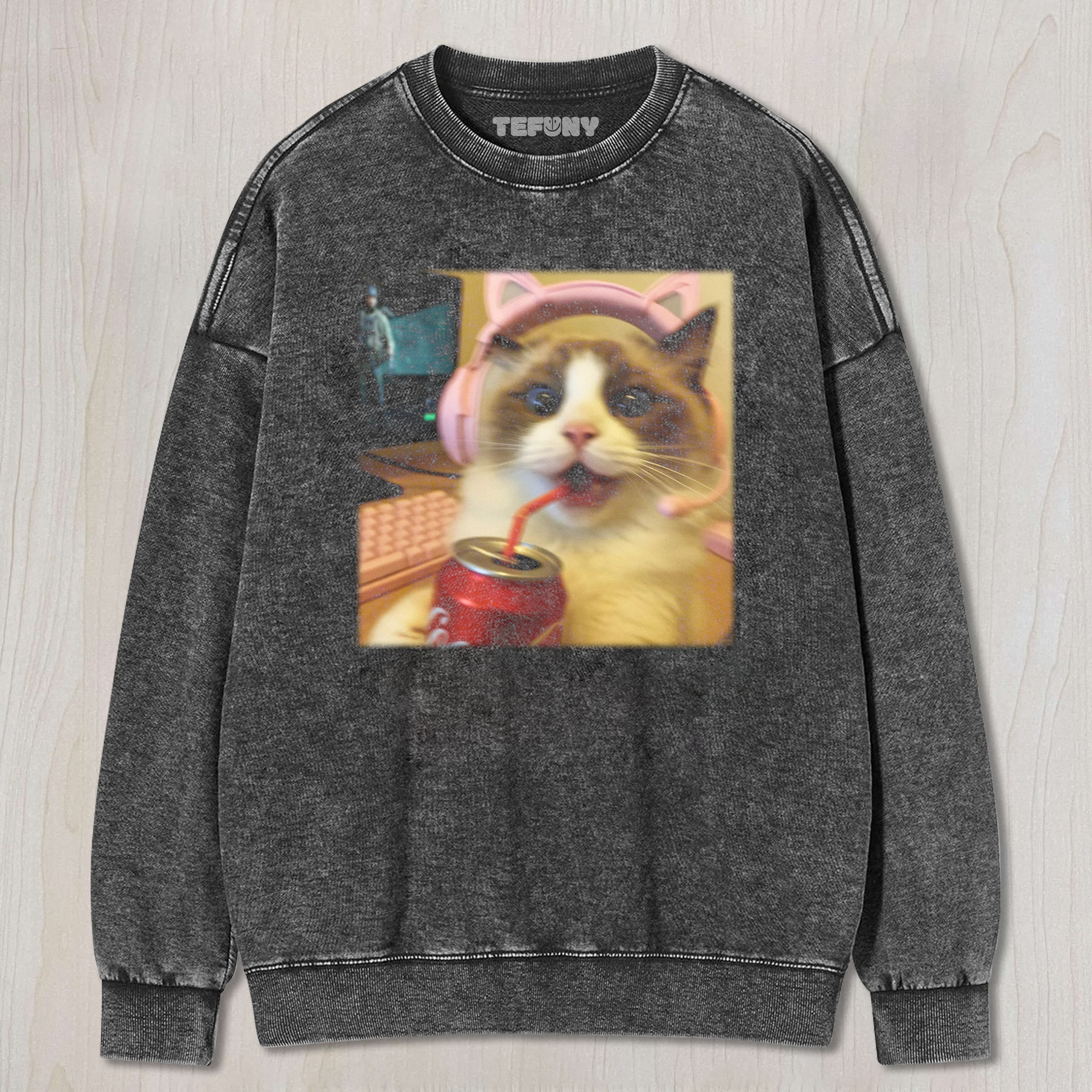FUNNY C CAT V6 TEE & SWEAT & HOOD