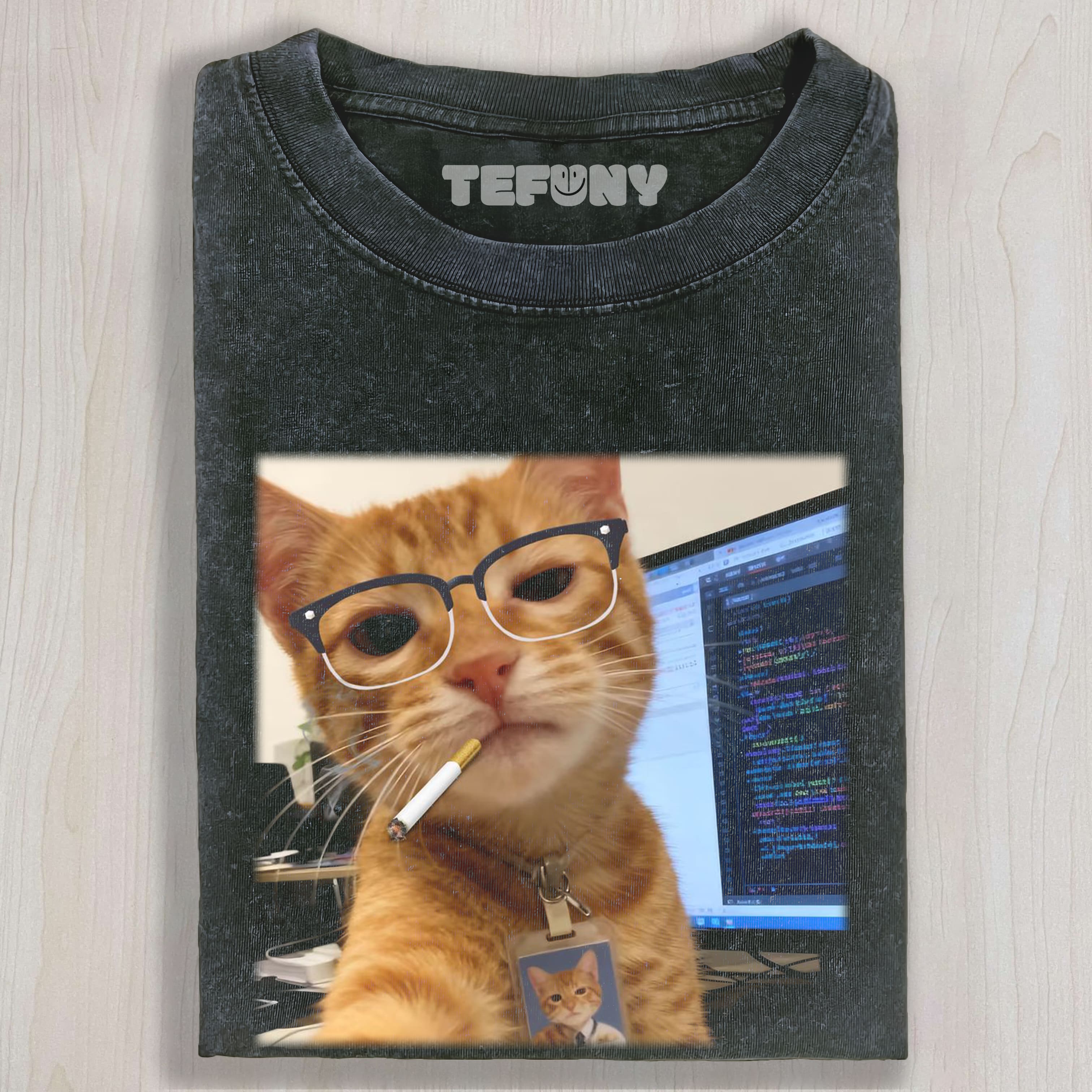 FUNNY C CAT V7 TEE & SWEAT & HOOD