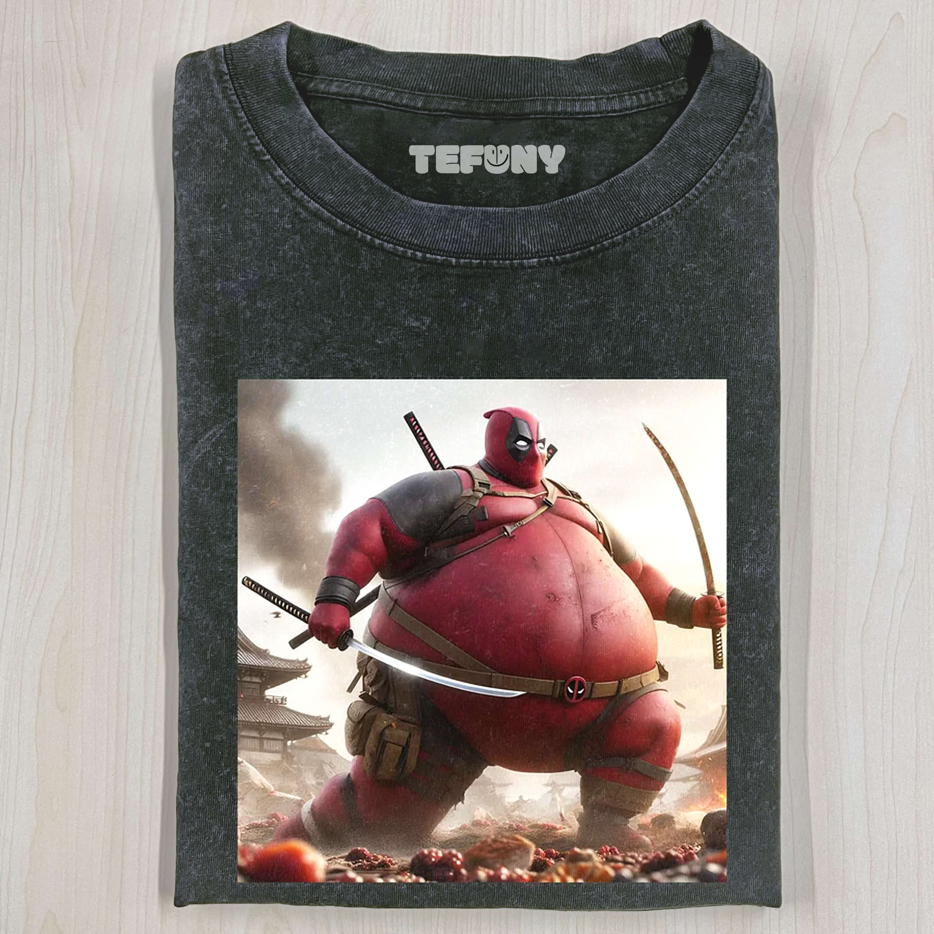 FUNNY DEADPOOL RETRO T-SHIRT