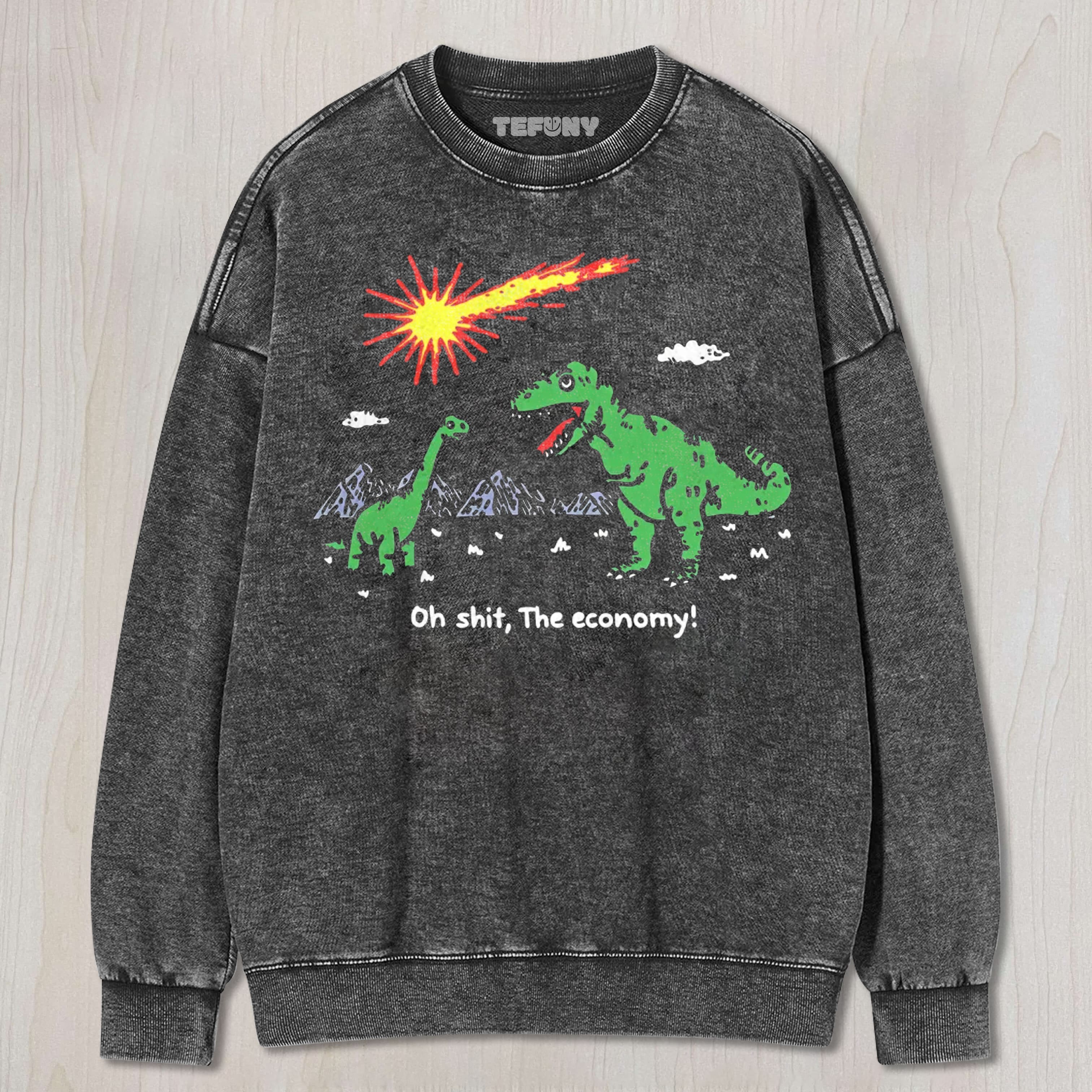 FUNNY DINOSAUR TEE & SWEAT & HOOD