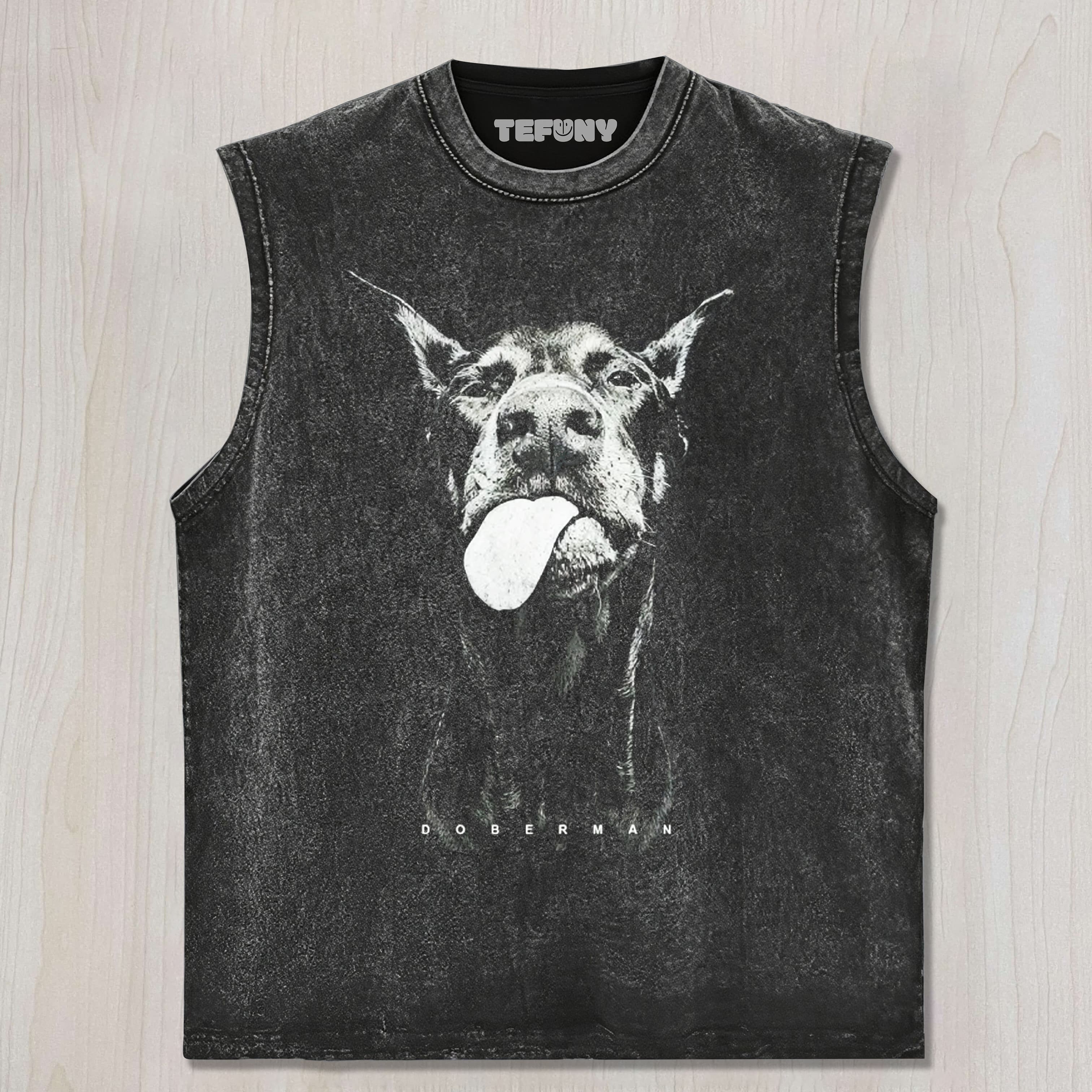 FUNNY DOBERMAN UNISEX TEE, TANK TOP, LAYERED LS, SWEATSHIRT & HOODIE