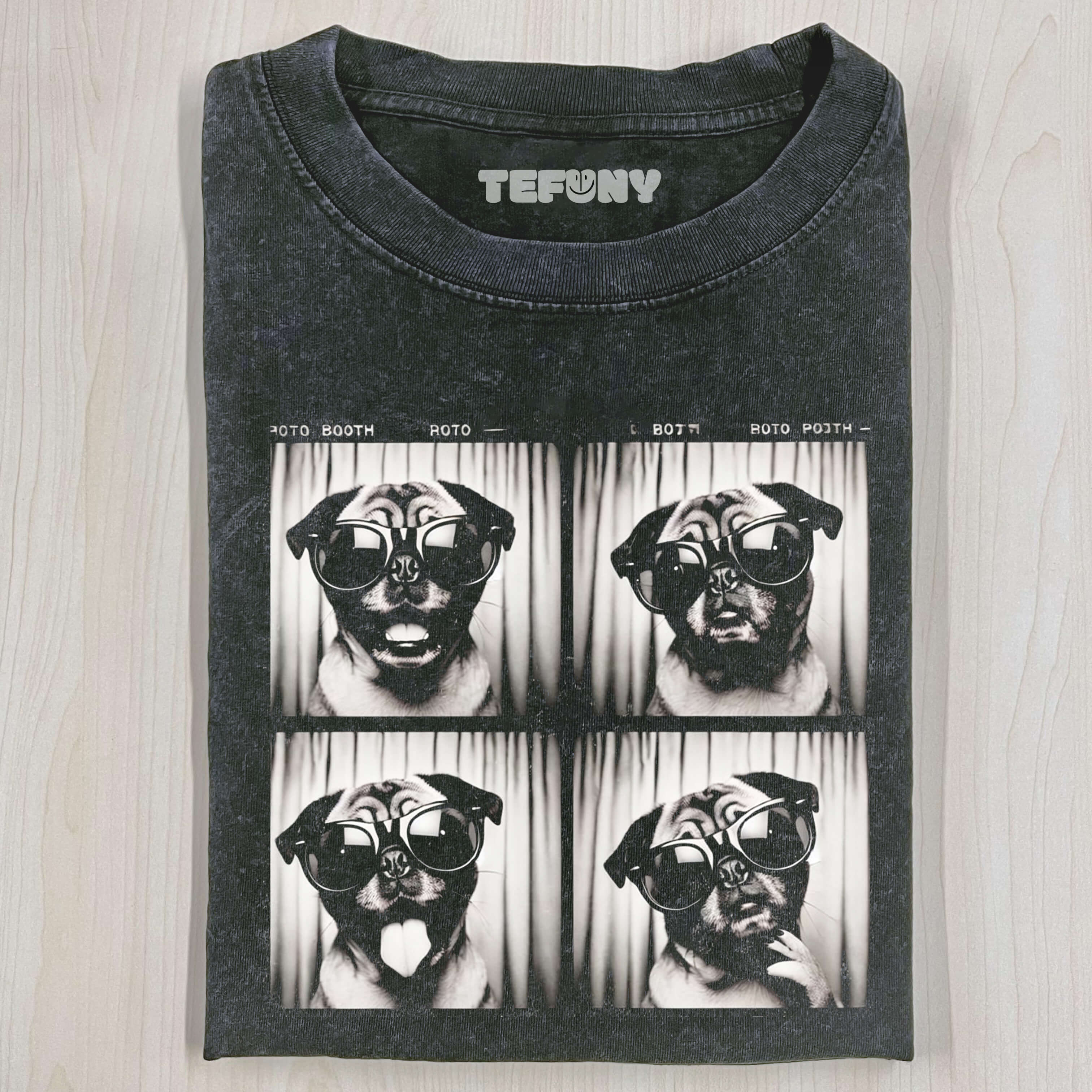 FUNNY DOG ELFIE T-SHIRT