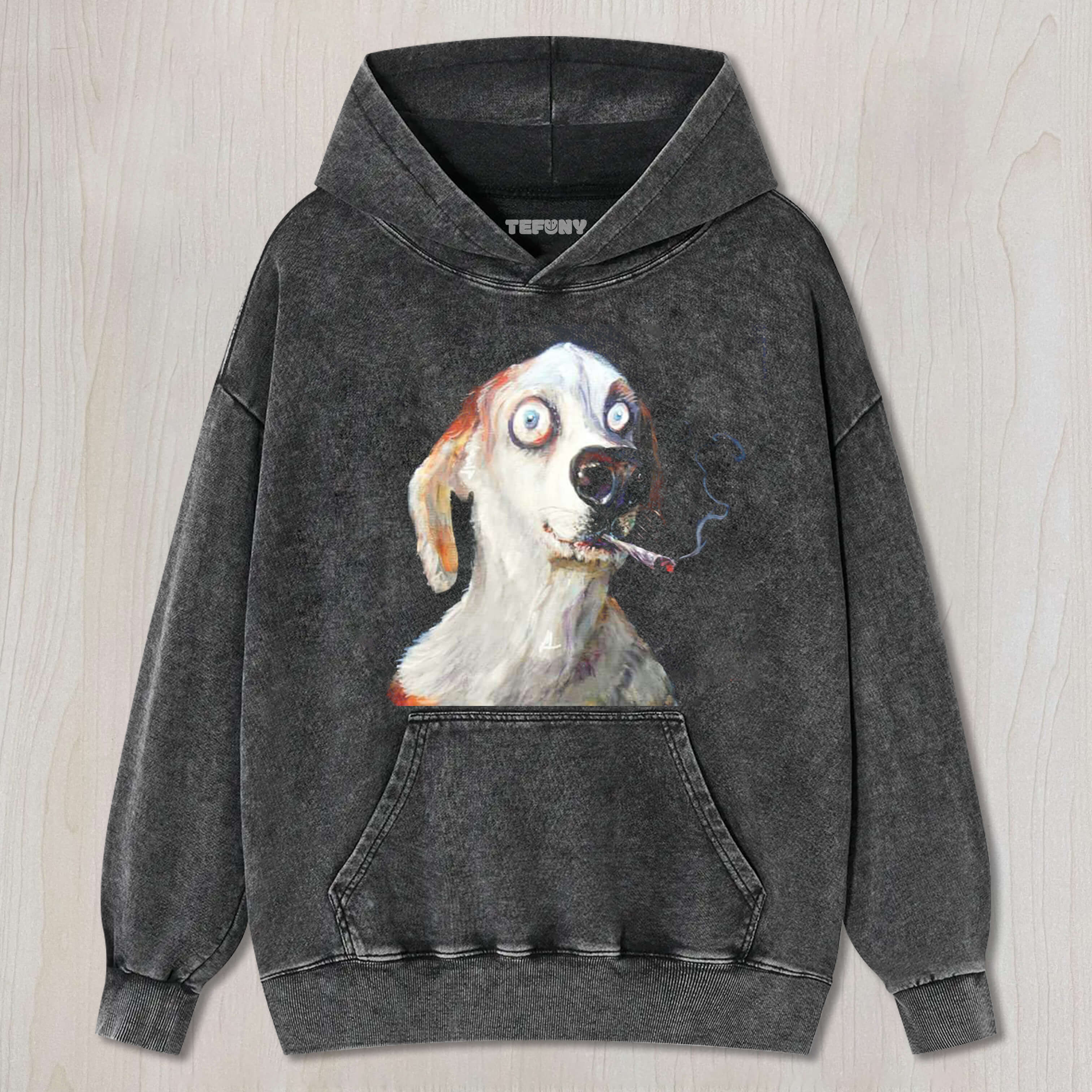 FUNNY DOG __SMOKING TEE & SWEAT & HOOD