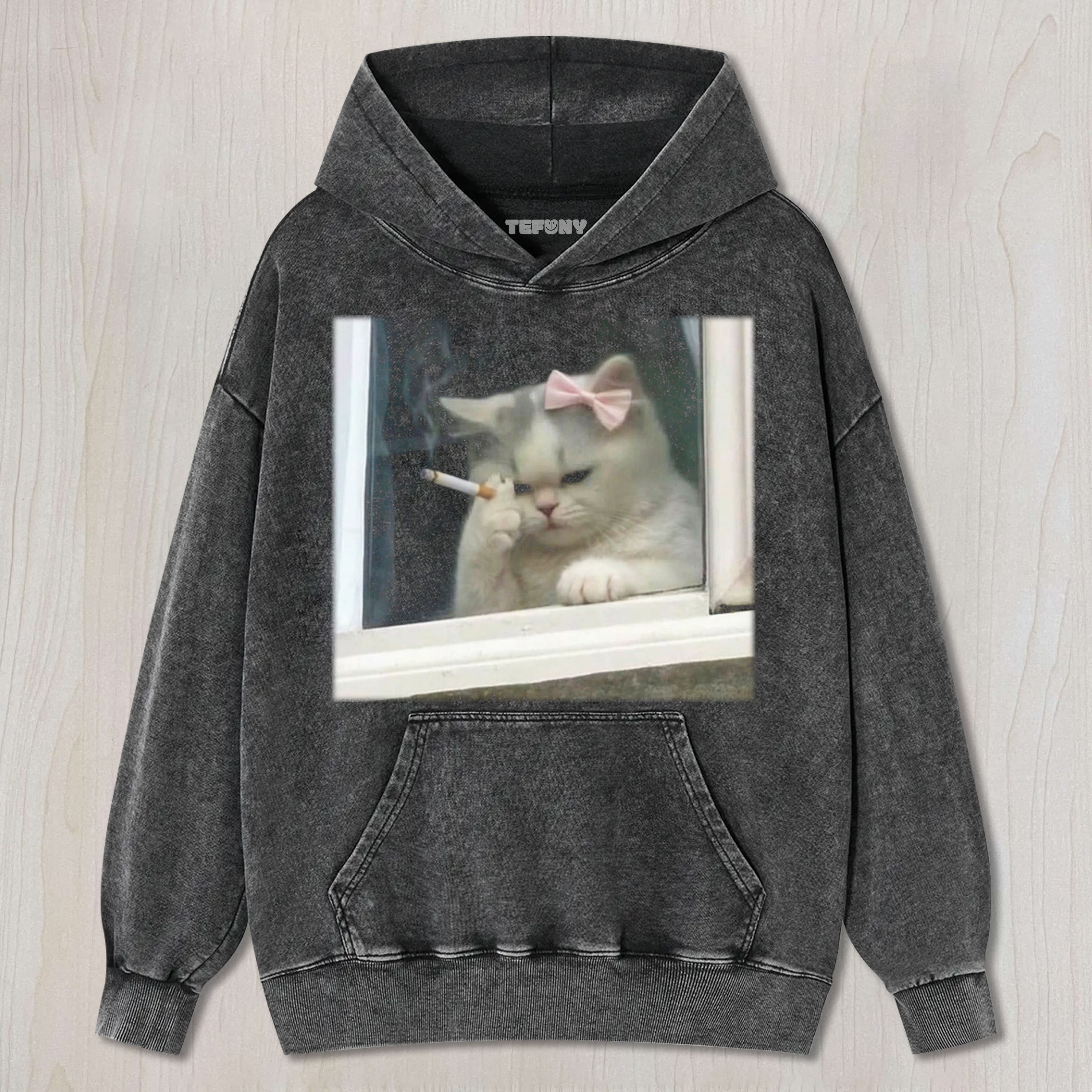 FUNNY EMO CAT UNISEX TEE, TANK TOP, LAYERED LS, SWEATSHIRT & HOODIE