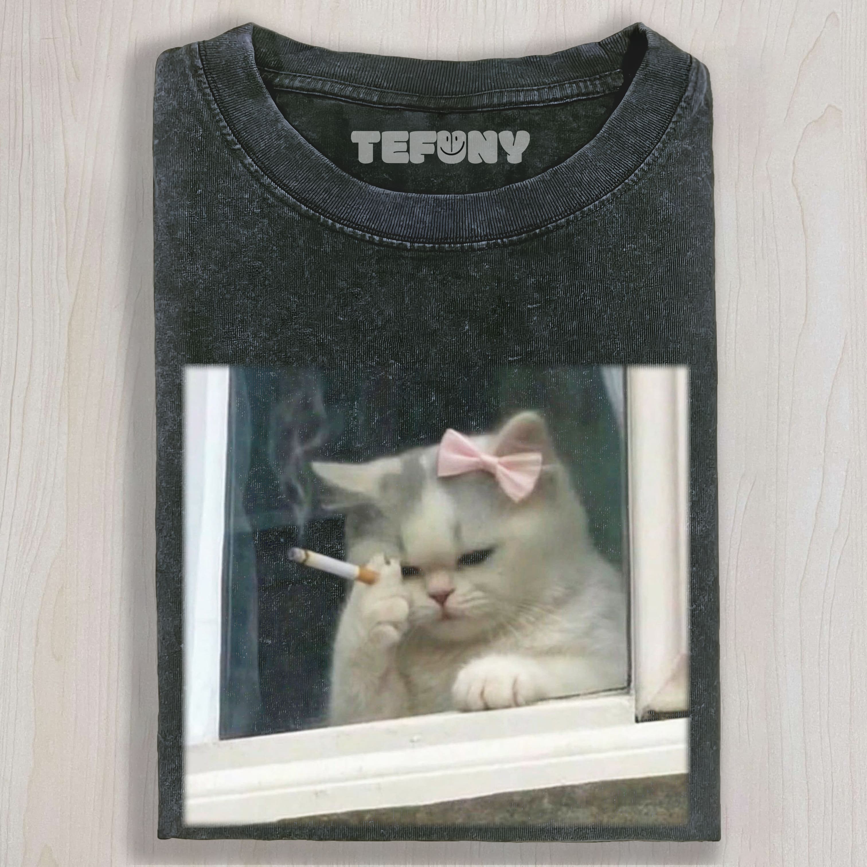 FUNNY EMO CAT UNISEX TEE, TANK TOP, LAYERED LS, SWEATSHIRT & HOODIE