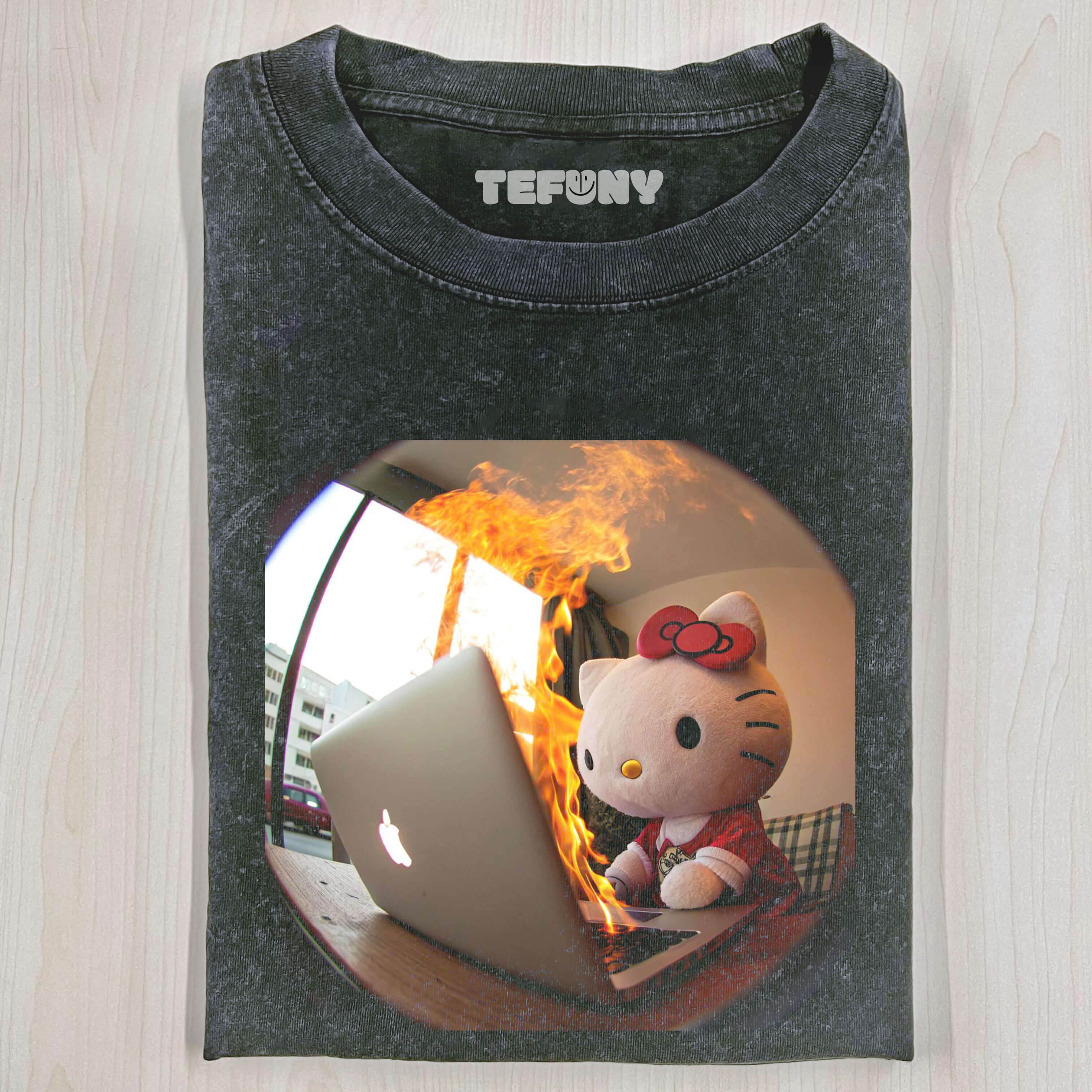 FUNNY HELLO KITTY T-SHIRT V17