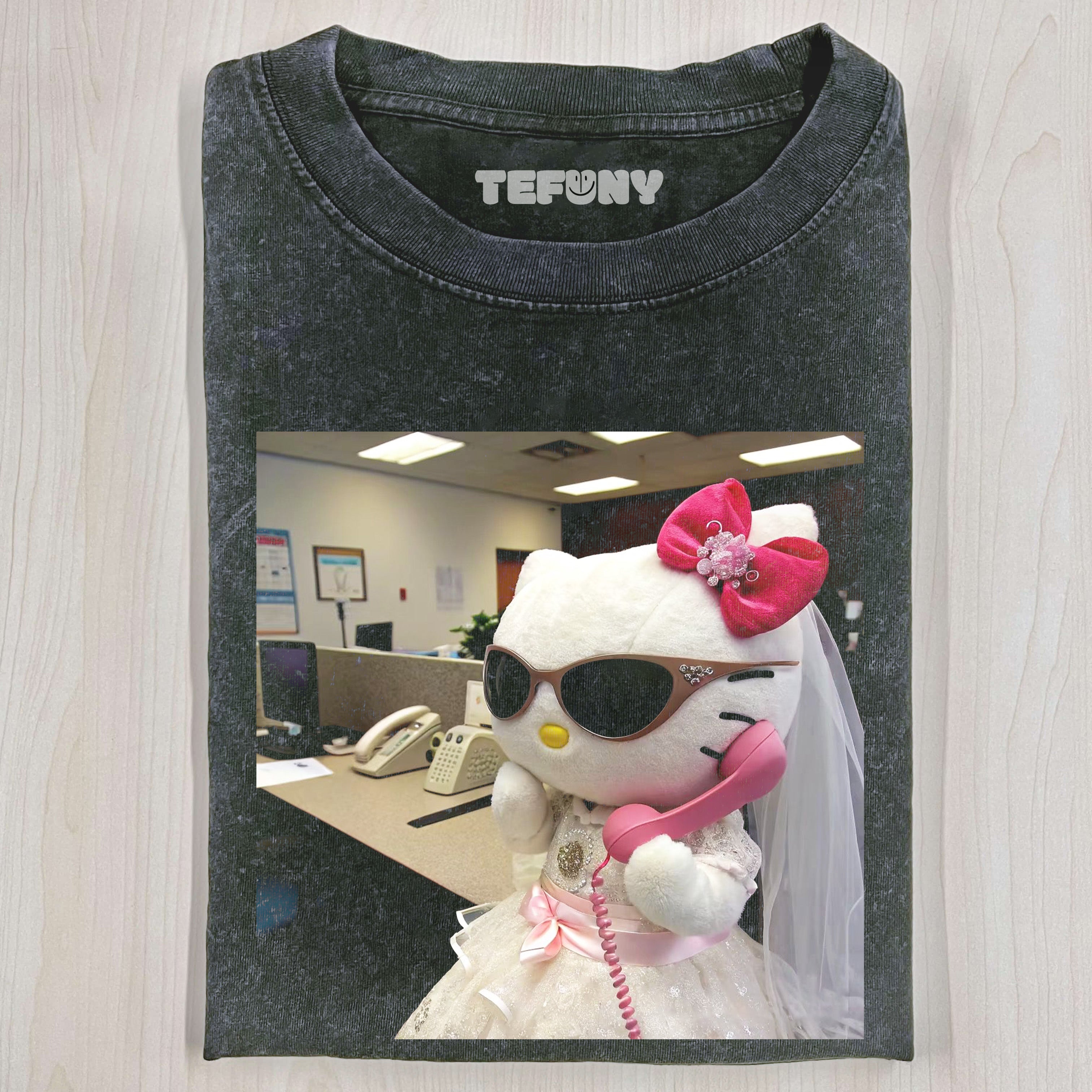 FUNNY HELLO KITTY T-SHIRT V4