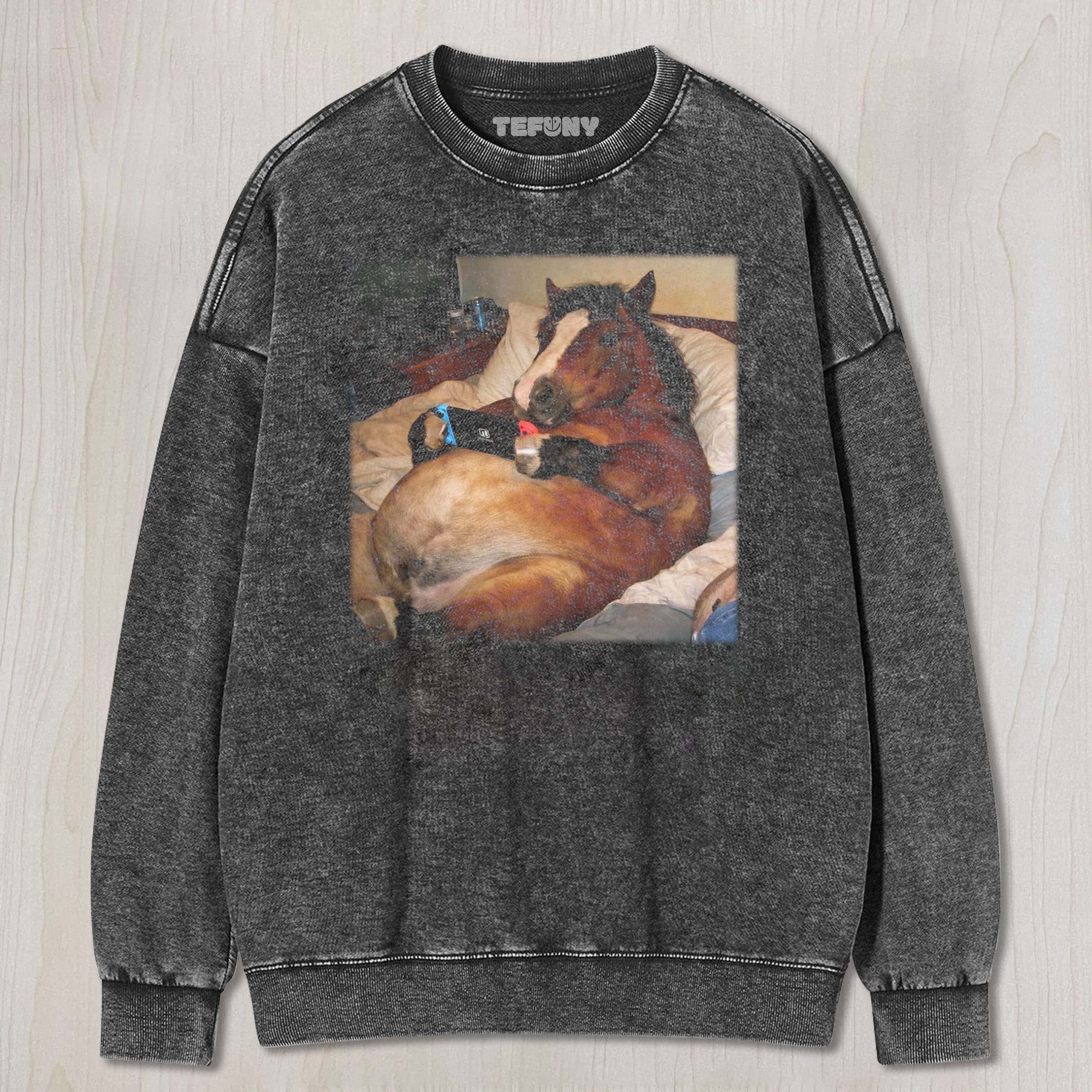 FUNNY HORSE V1 UNISEX TEE, TANK TOP, LAYERED LS, SWEATSHIRT & HOODIE