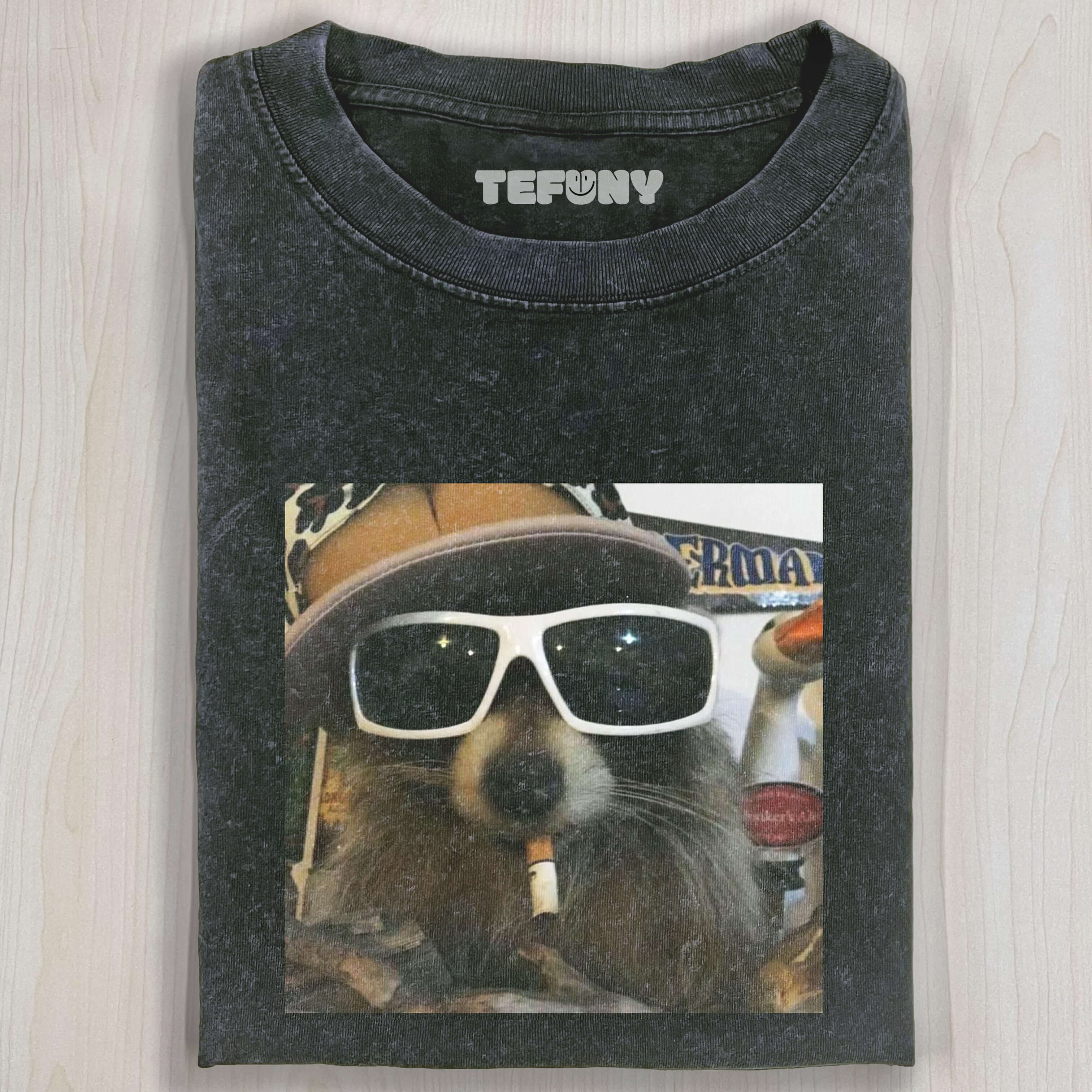 FUNNY RACCOON V2 T-SHIRT