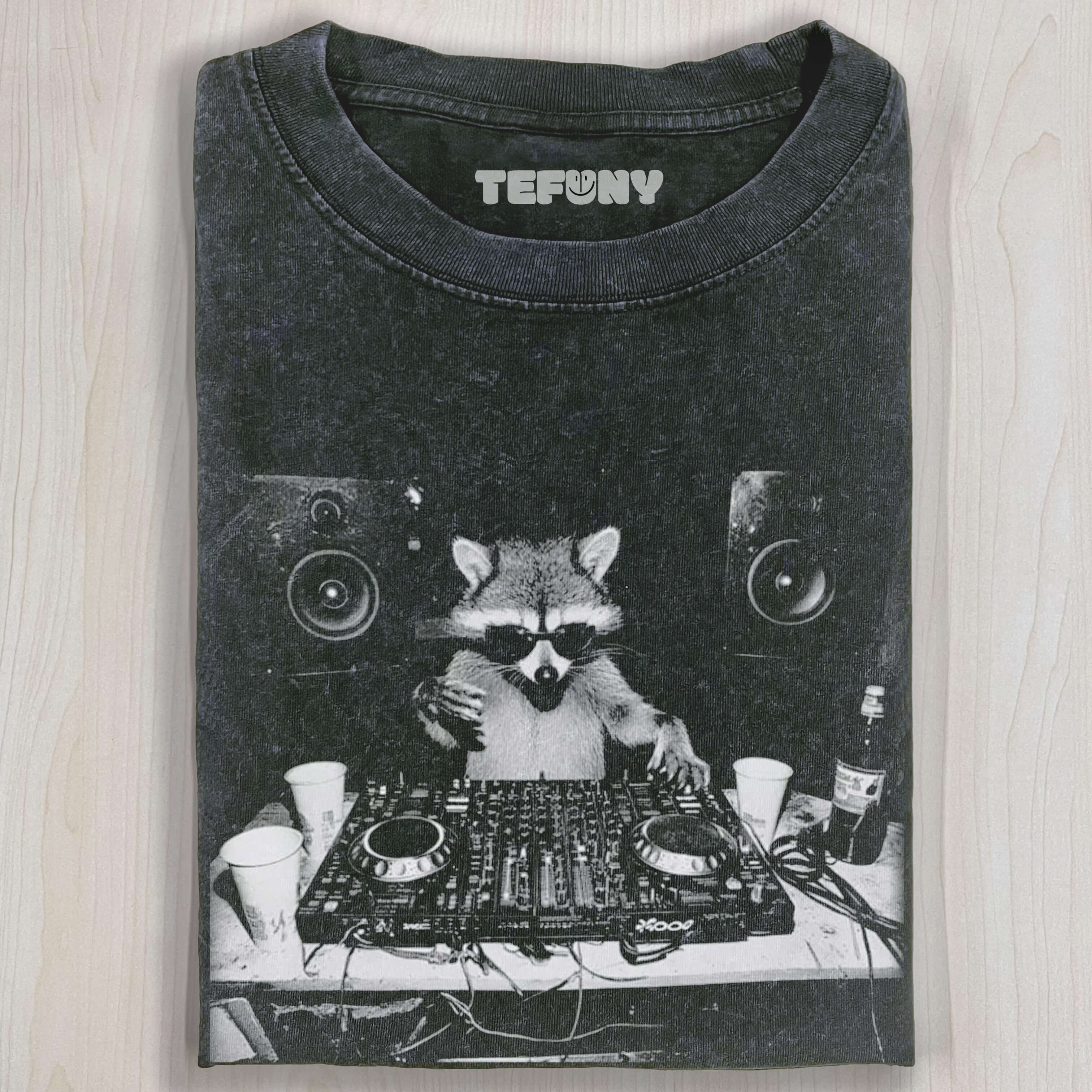 FUNNY RACCOON V3 T-SHIRT