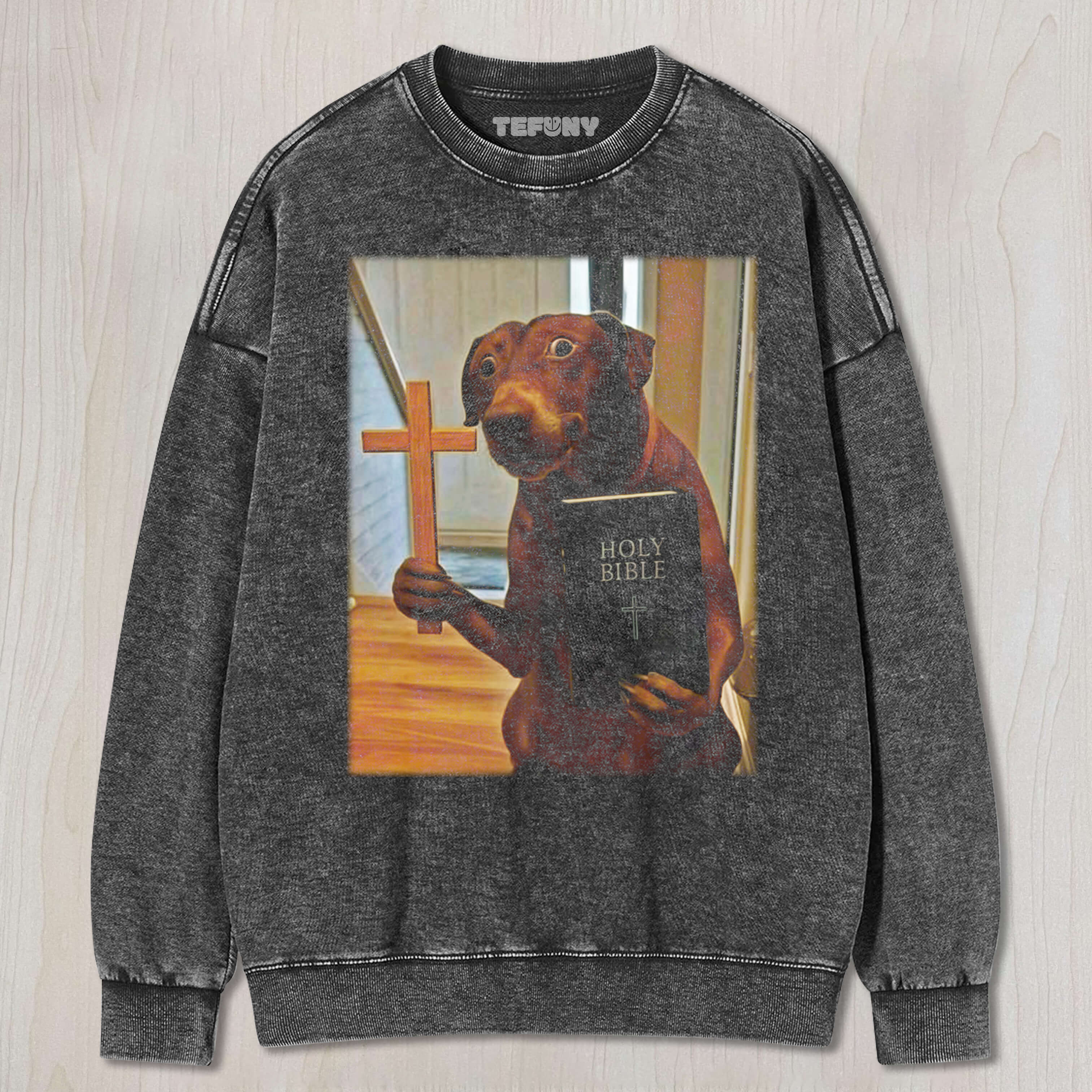 FUNNY RELIGIOUS DOG T-SHIRT