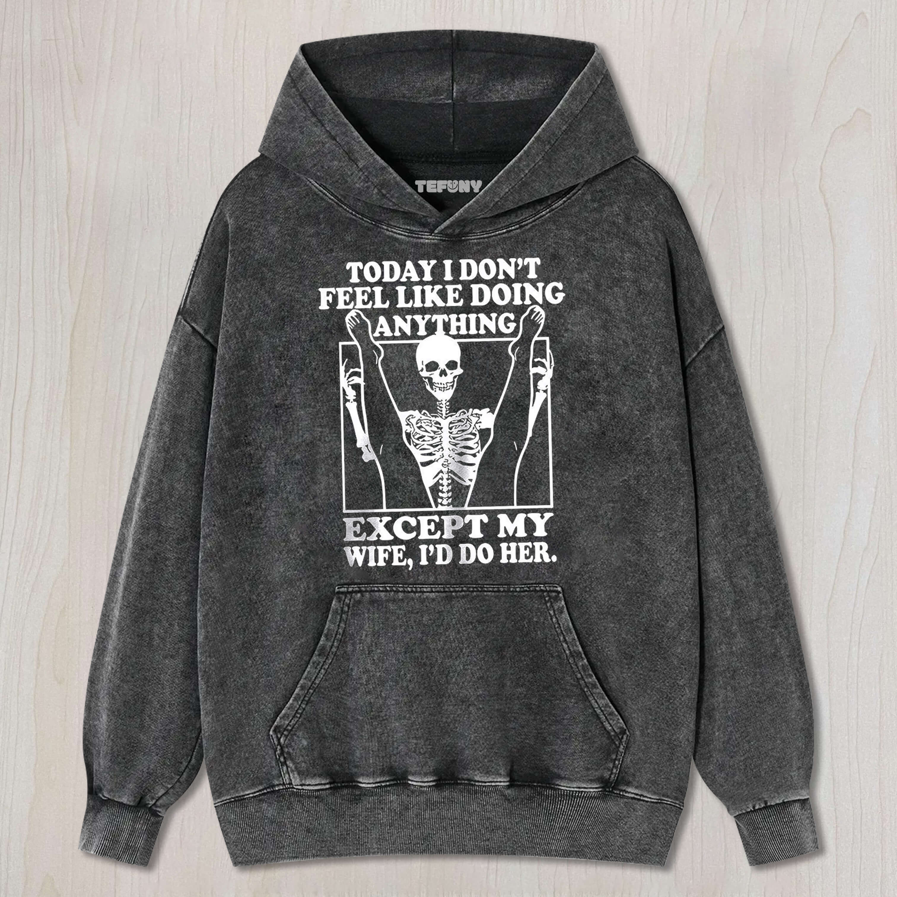 FUNNY SKELETON HUSBAND T-SHIRT