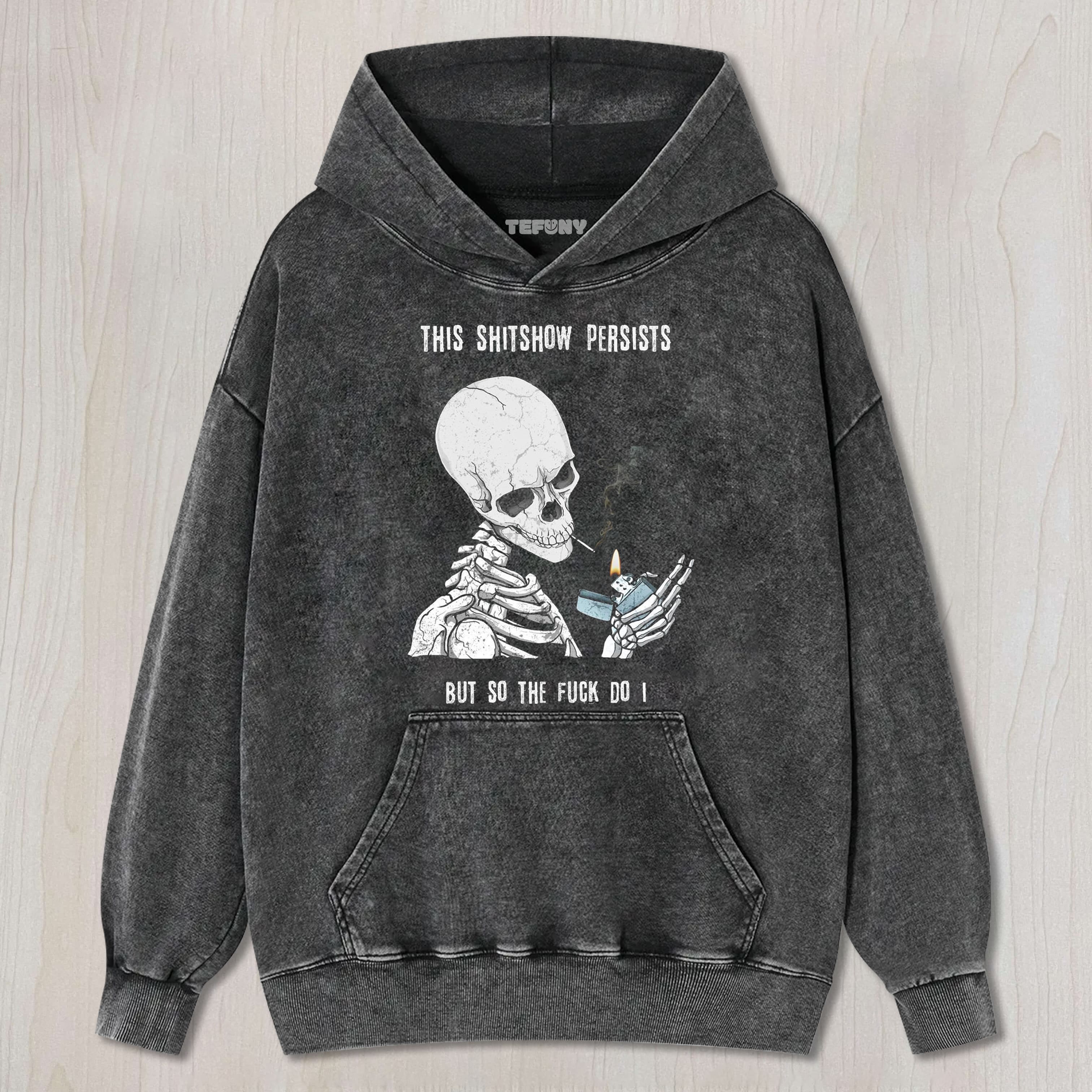 FUNNY SKULL MEME UNISEX TEE, TANK TOP, LAYERED LS, SWEATSHIRT & HOODIE