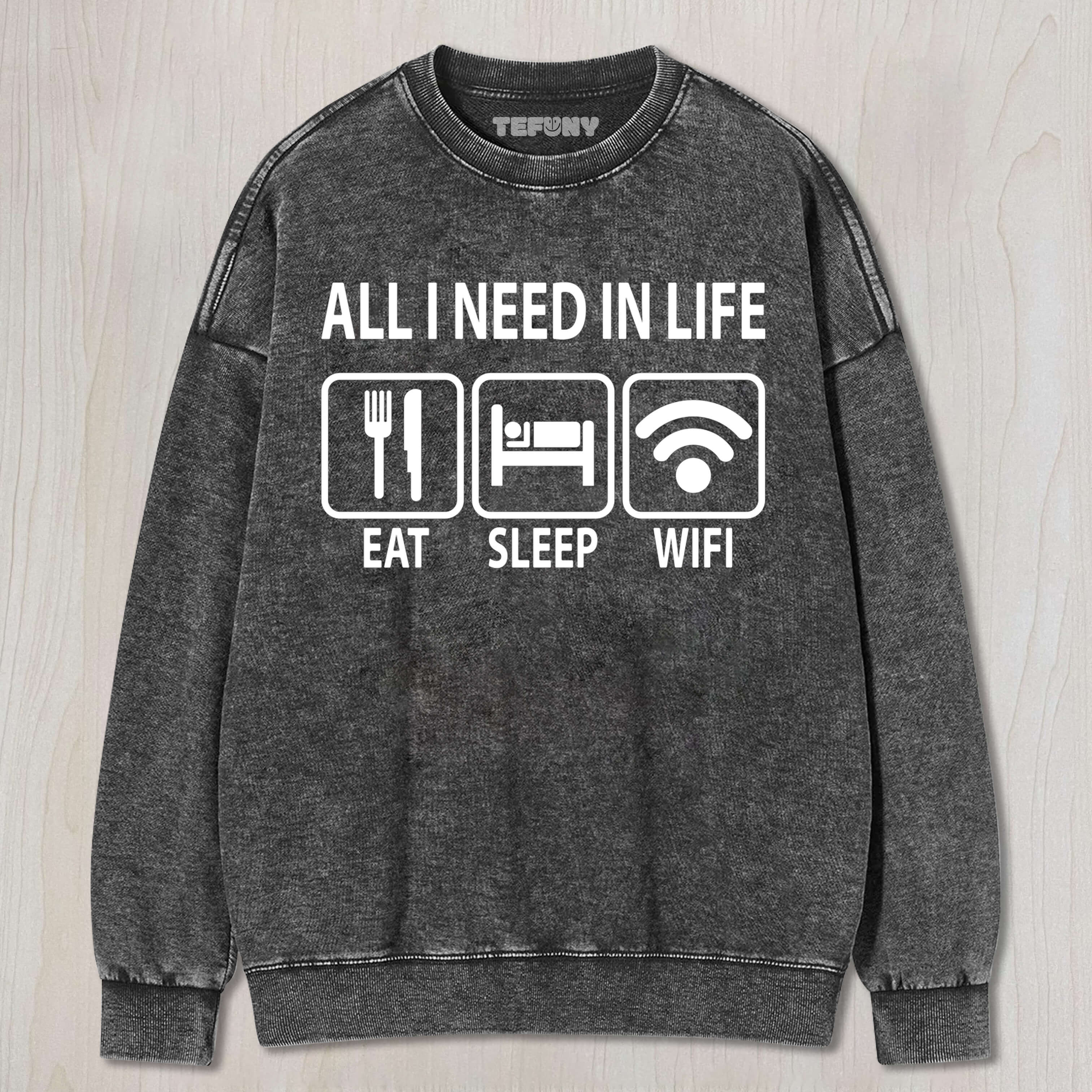 FUNNY SLOGAN TEE & SWEAT & HOOD