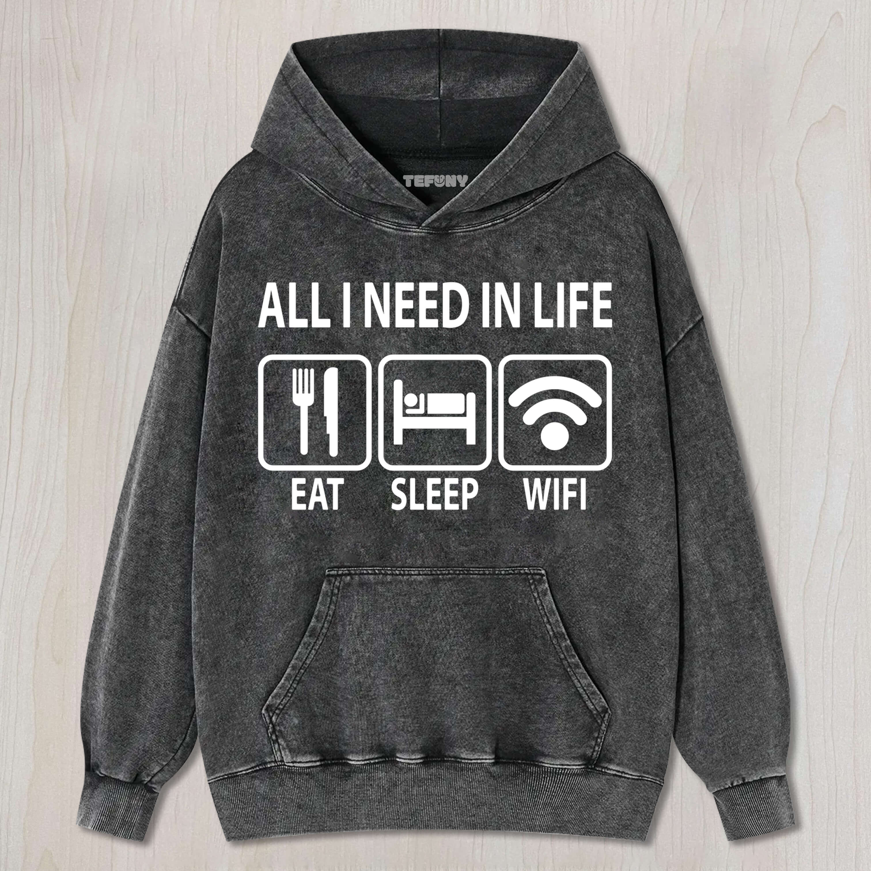 FUNNY SLOGAN TEE & SWEAT & HOOD