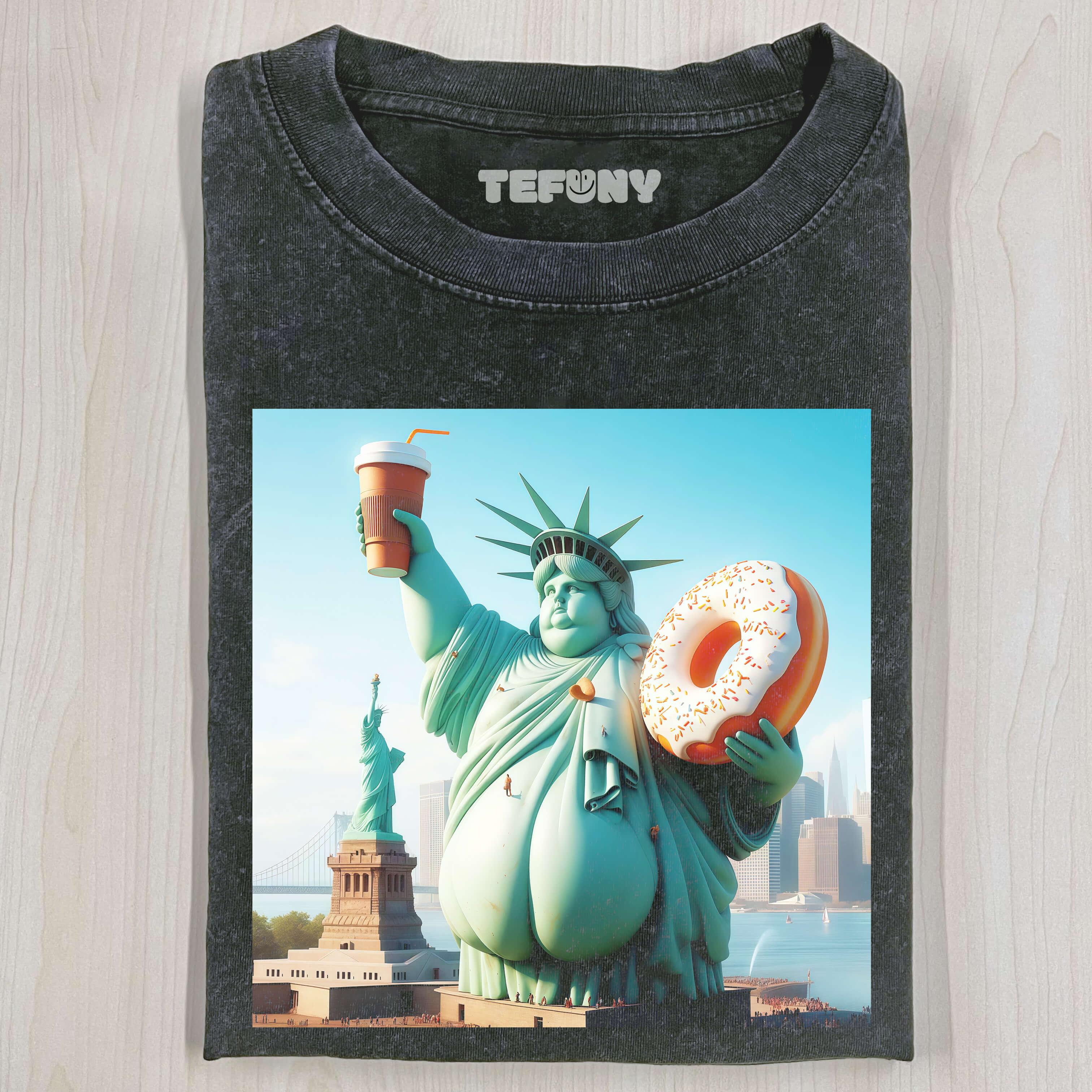 FUNNY STATUE OF LIBERTY T-SHIRT
