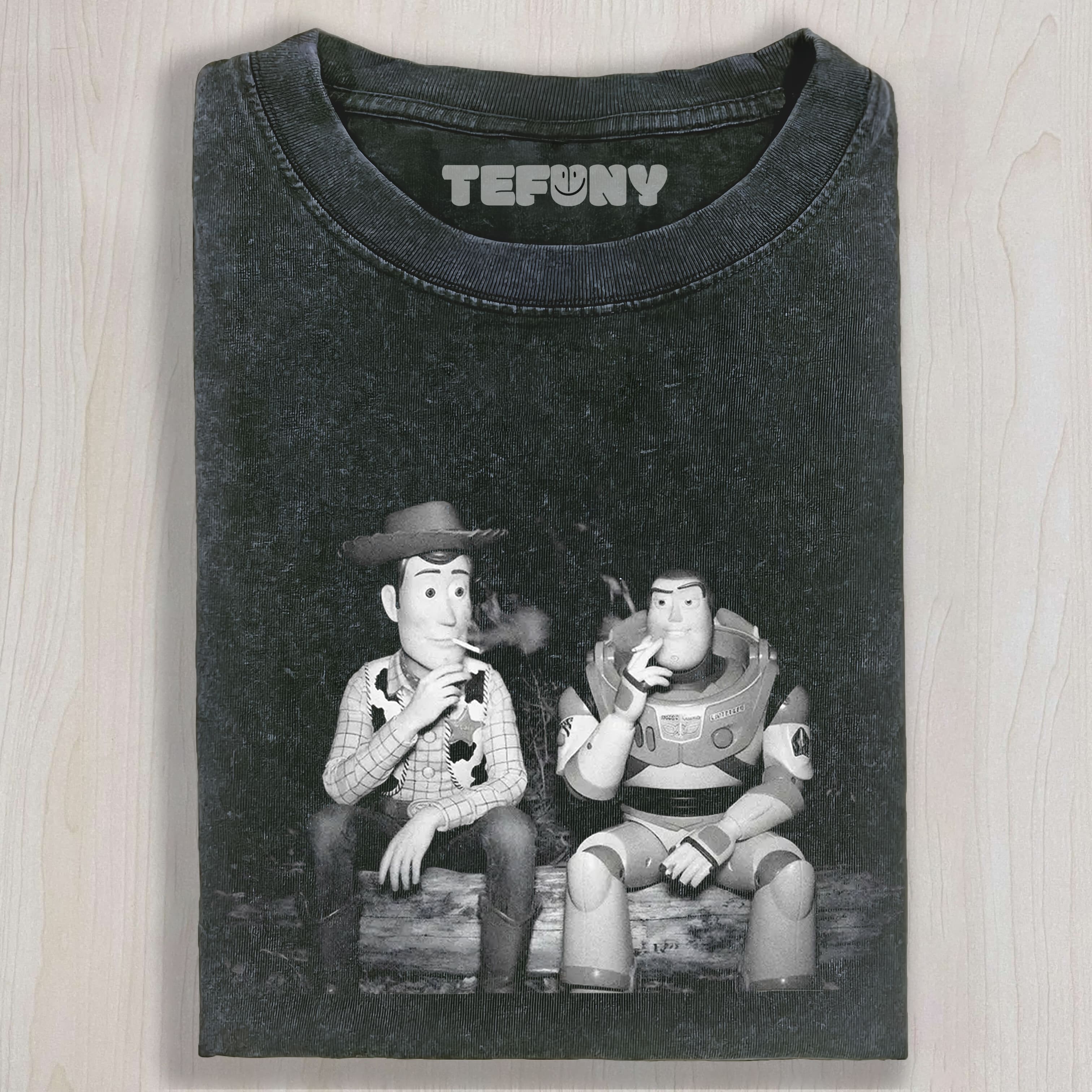 FUNNY TOY STORY WOODY & BUZZ SMOKING TEE & SWEAT & HOOD