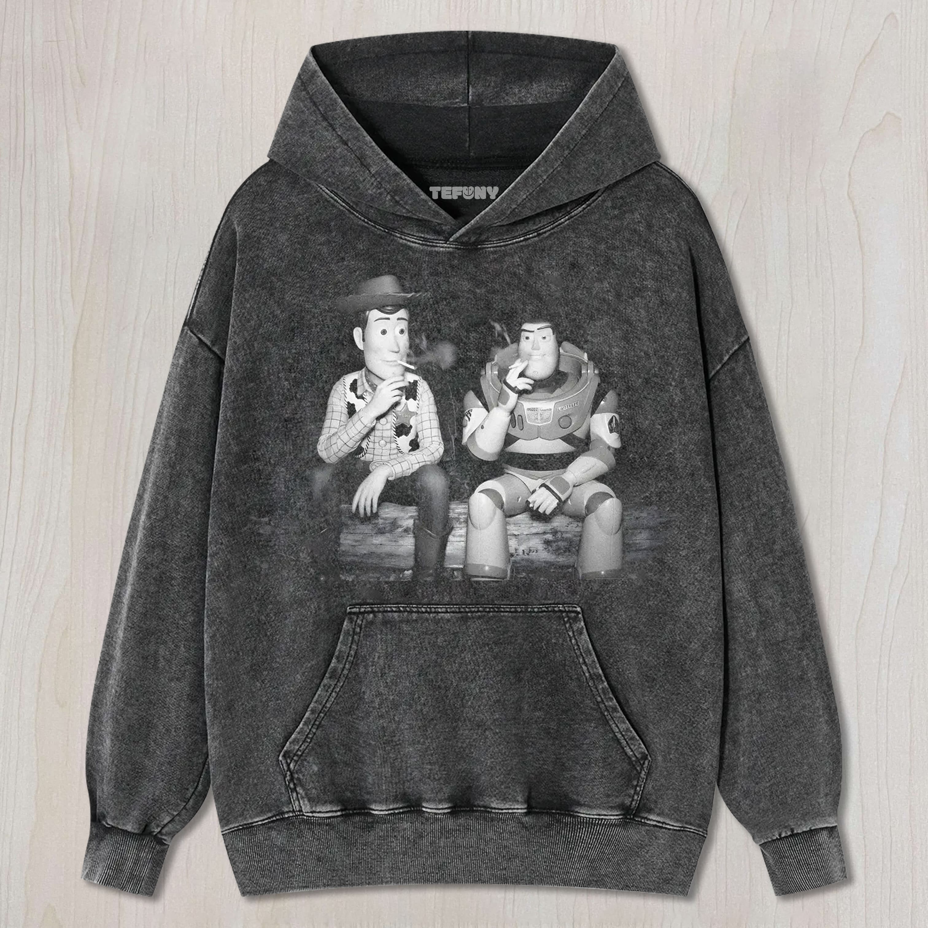 FUNNY TOY STORY WOODY & BUZZ SMOKING TEE & SWEAT & HOOD
