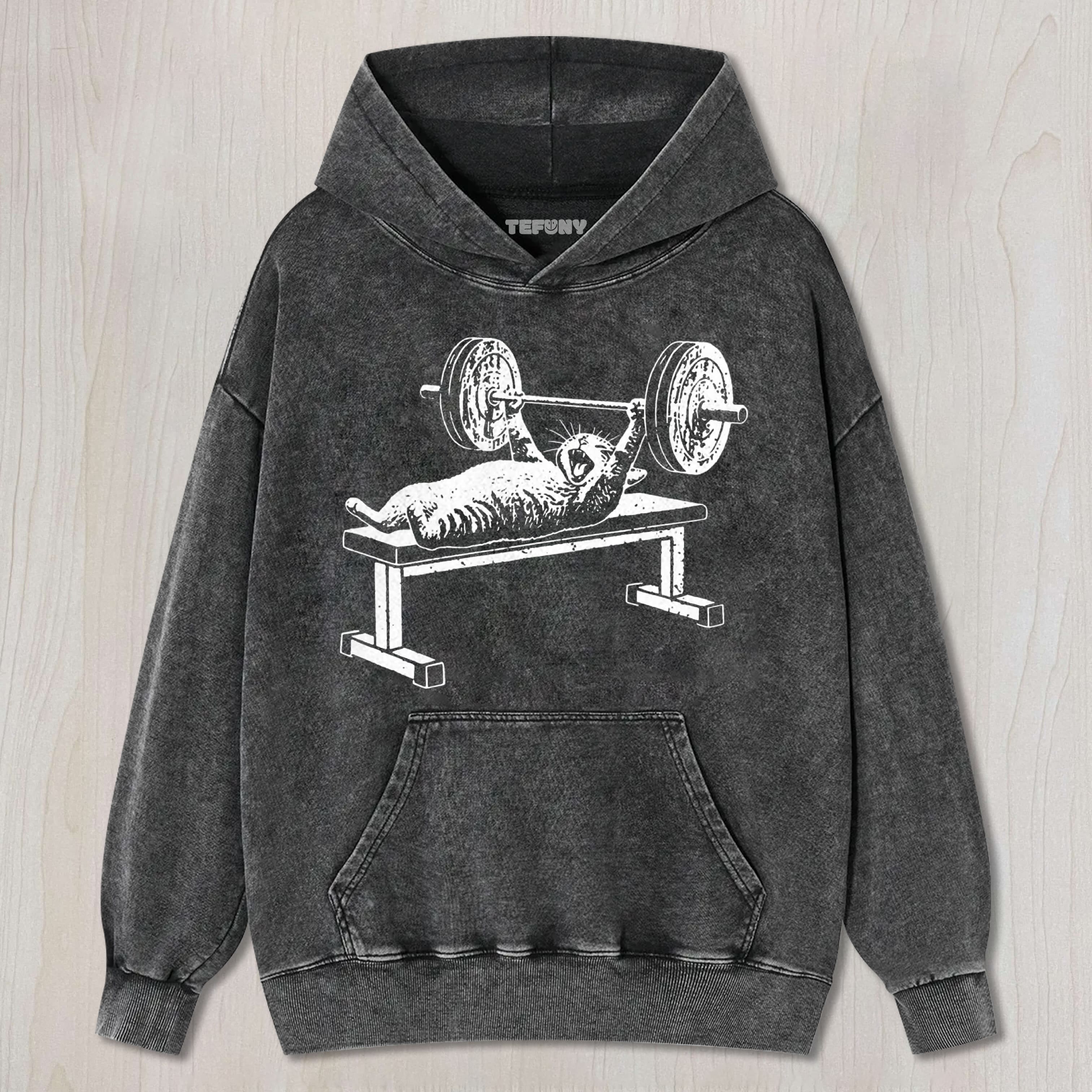 FUN FITNESS CAT TEE & SWEAT & HOOD
