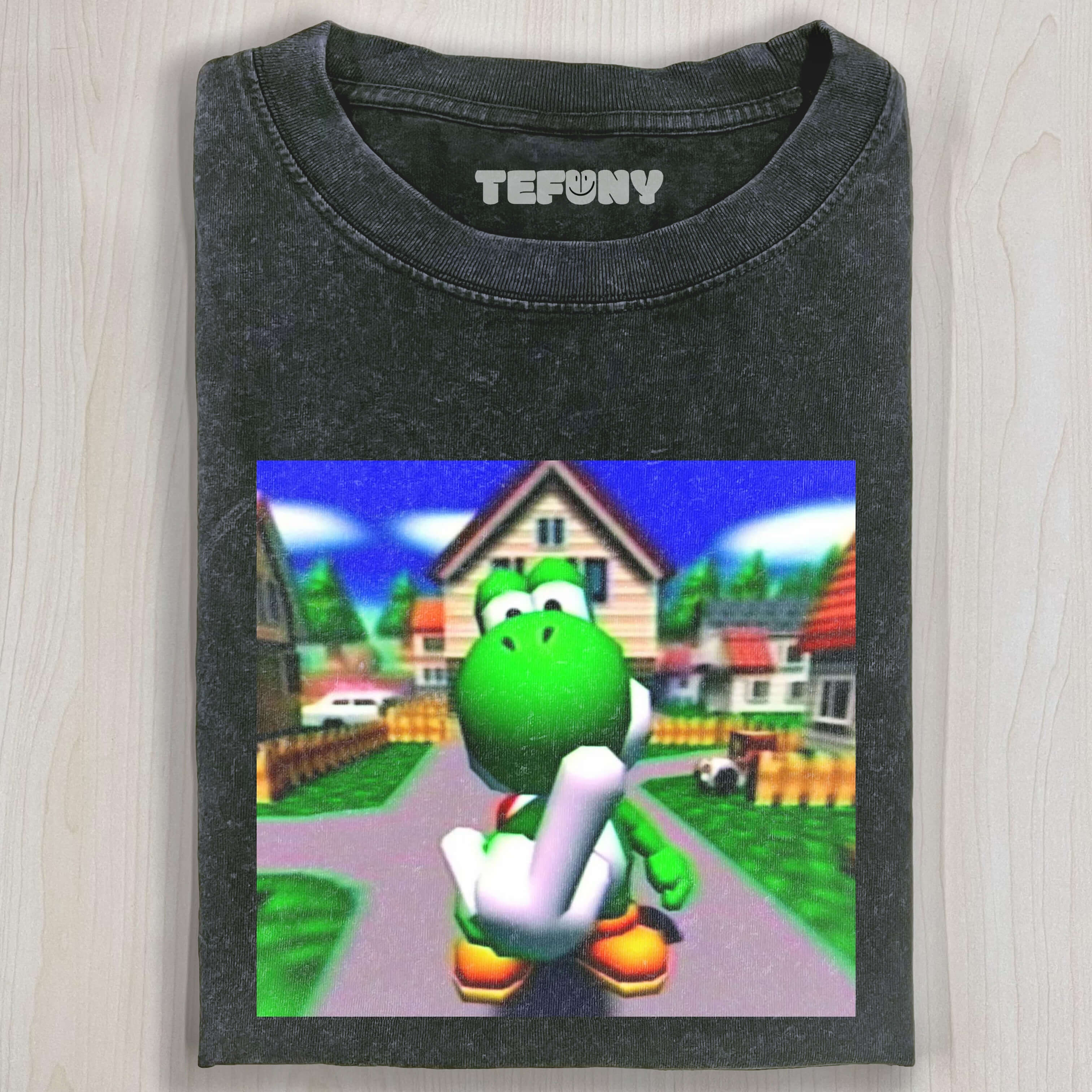 GAME CHARACTER HOLDING MIDDLE FINGER V2 T-SHIRT