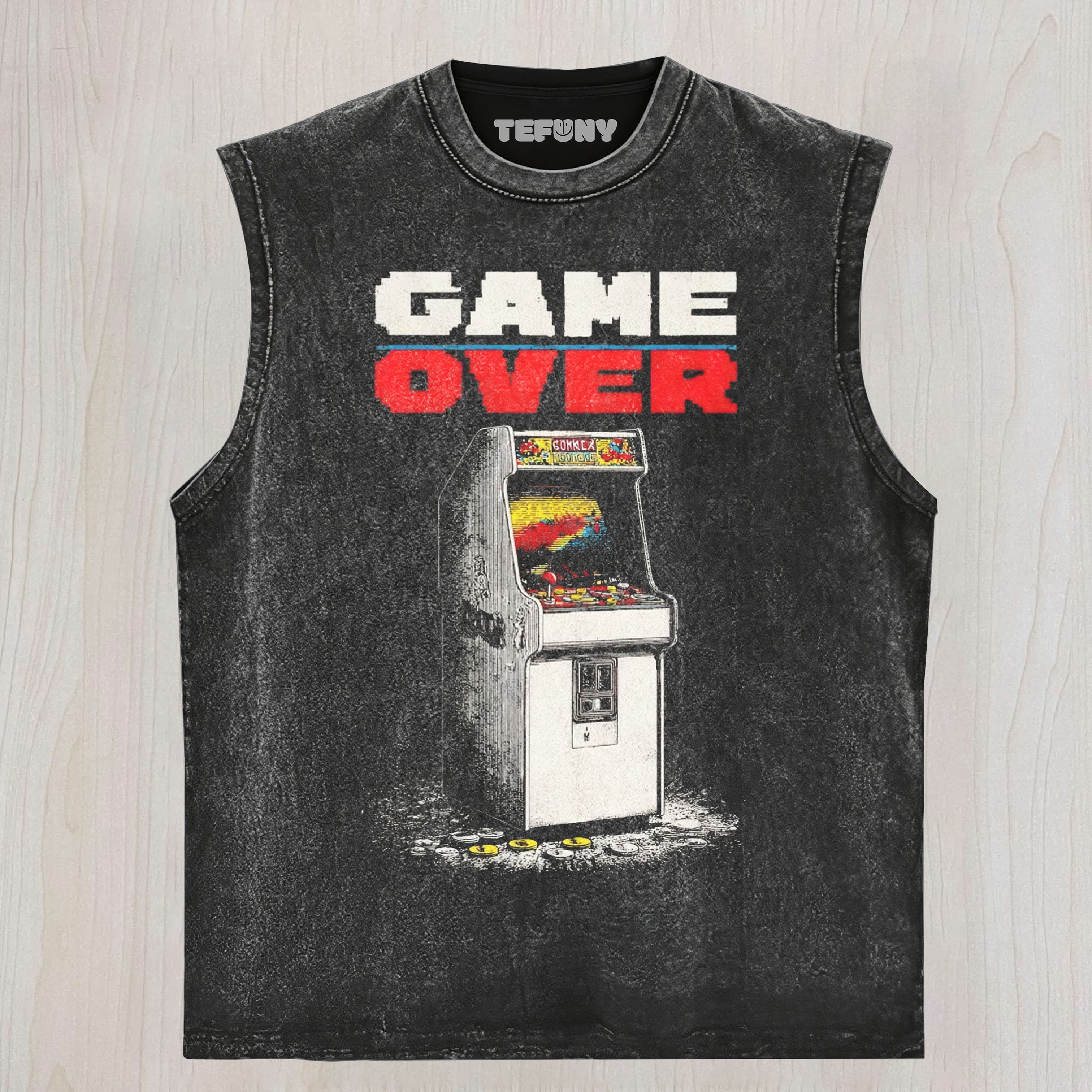 GAME OVER RETRO TANK TOP