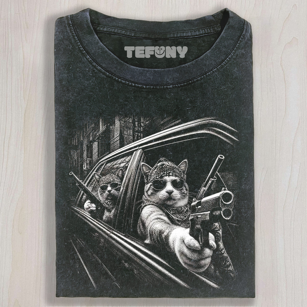 GANGSTA CATS 2026 UNISEX TEE, TANK TOP, LAYERED LS, SWEATSHIRT & HOODIE