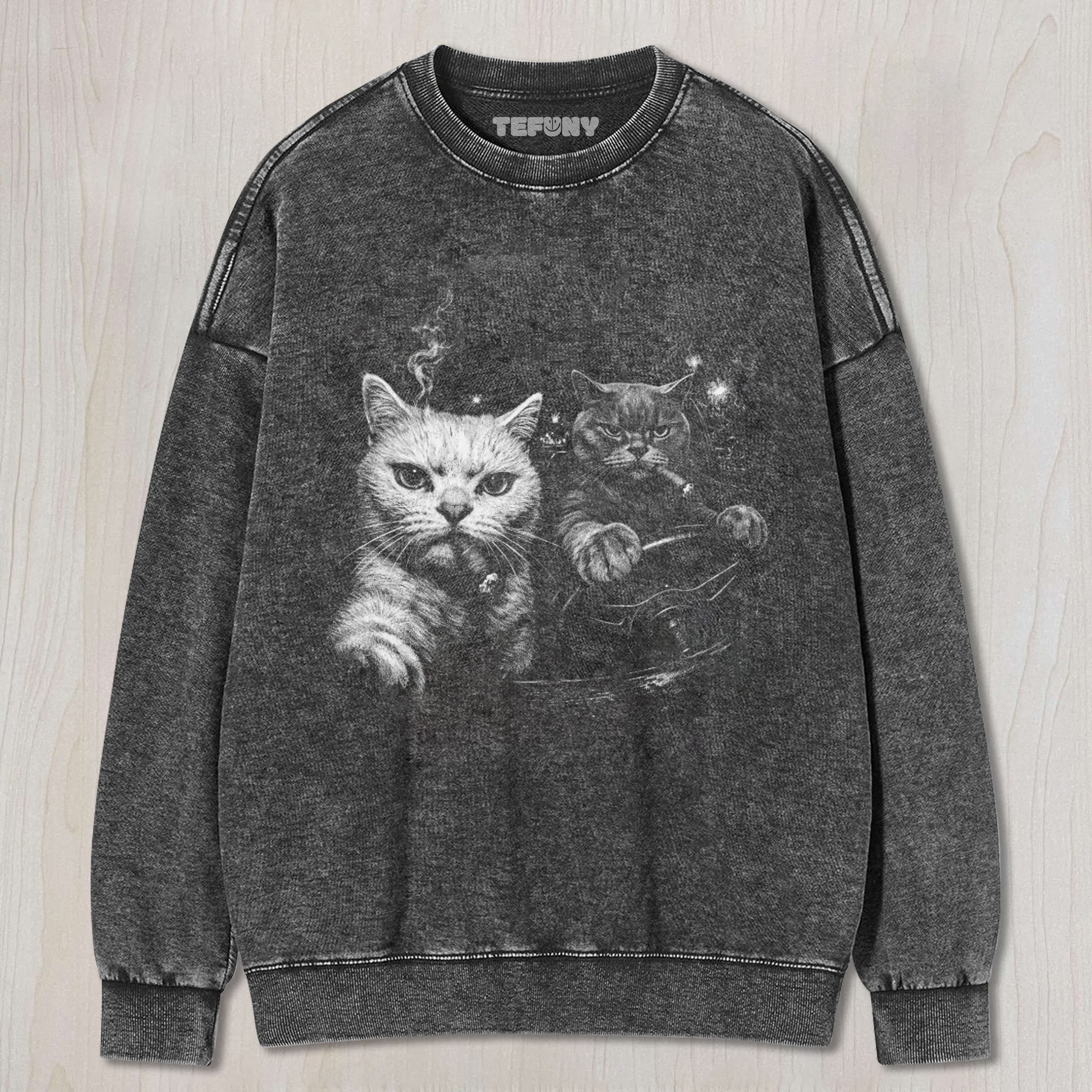 GANGSTER CATS UNISEX TEE, TANK TOP, LAYERED LS, SWEATSHIRT & HOODIE