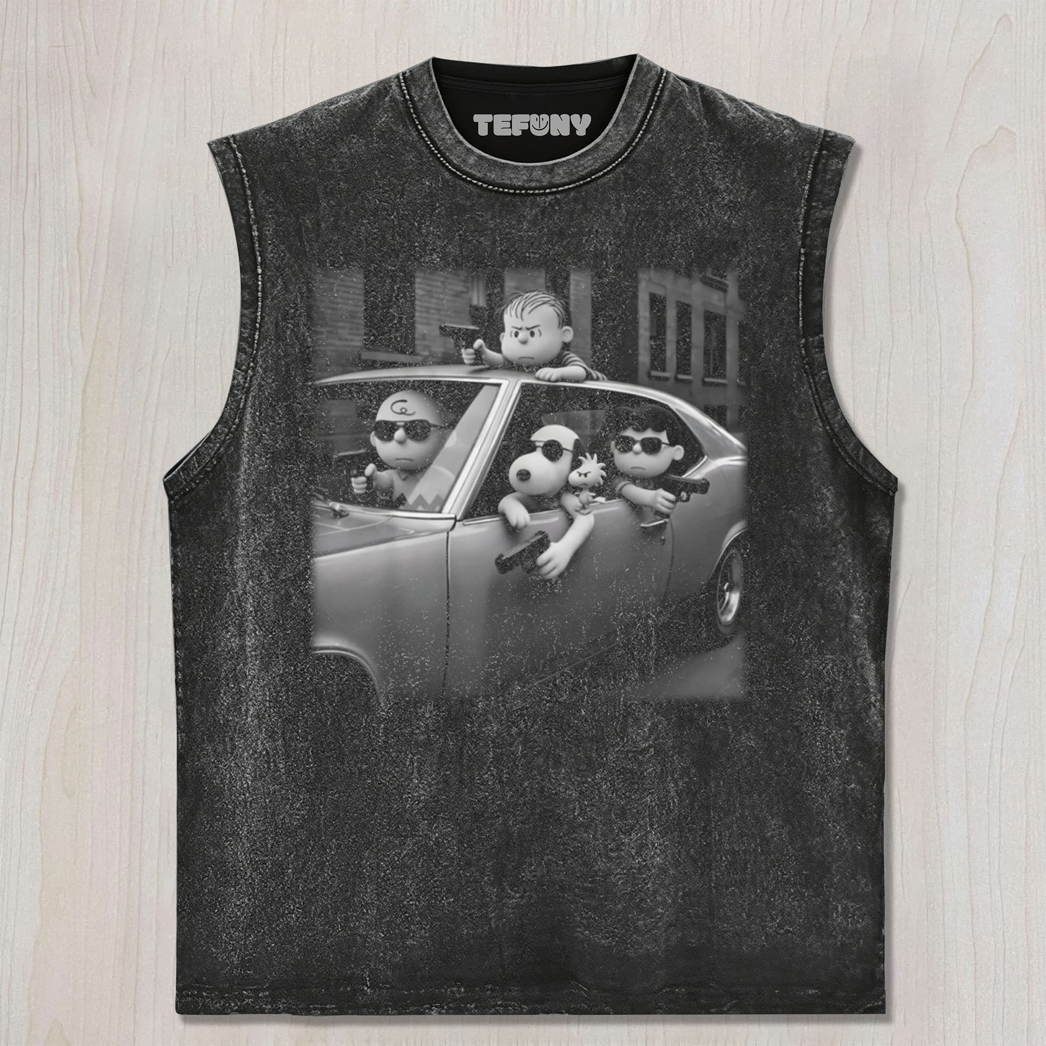 GANGSTER PEANUTS UNISEX TEE, TANK TOP, LAYERED LS, SWEATSHIRT & HOODIE
