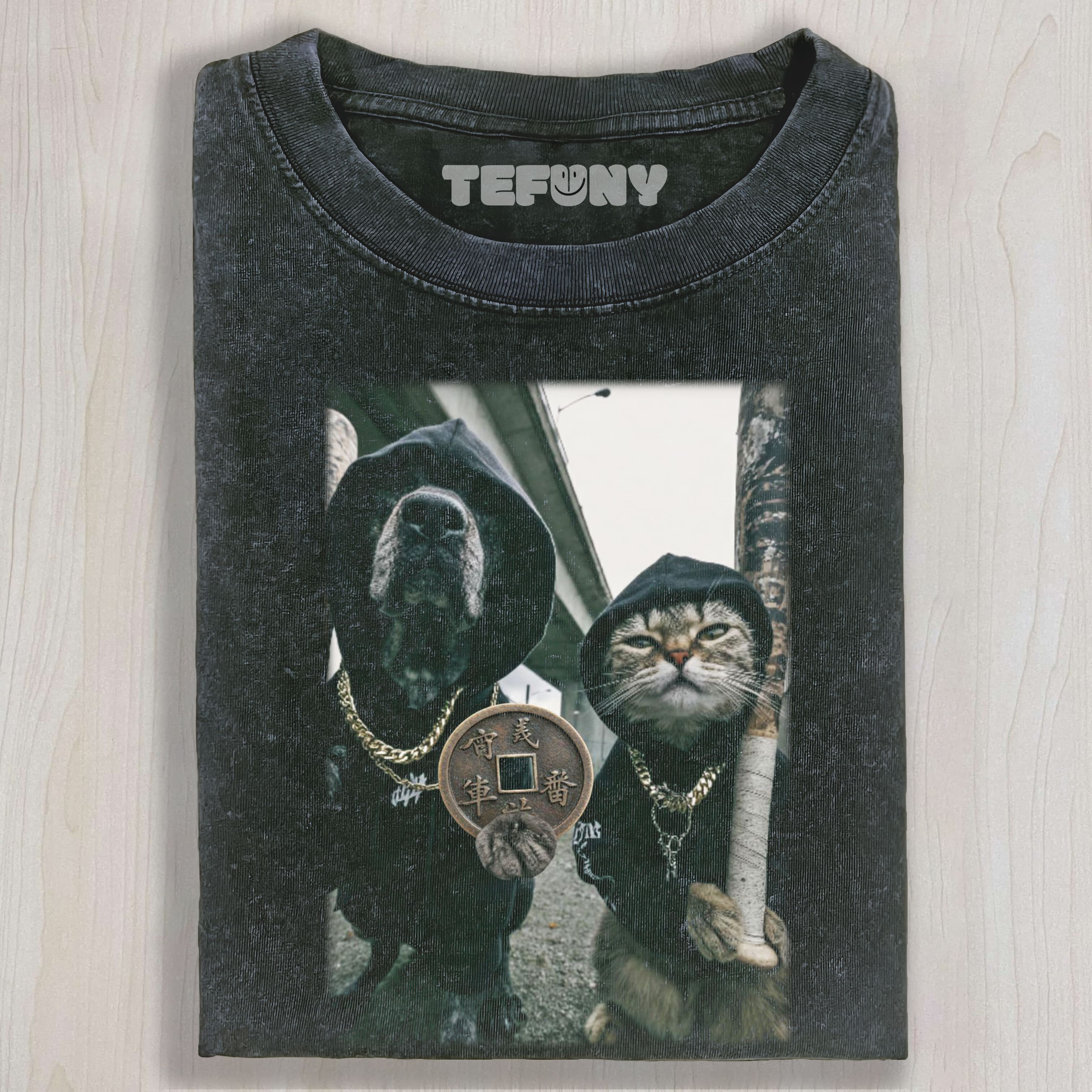 GANGSTER CAT AND DOG TEE & SWEAT & HOOD