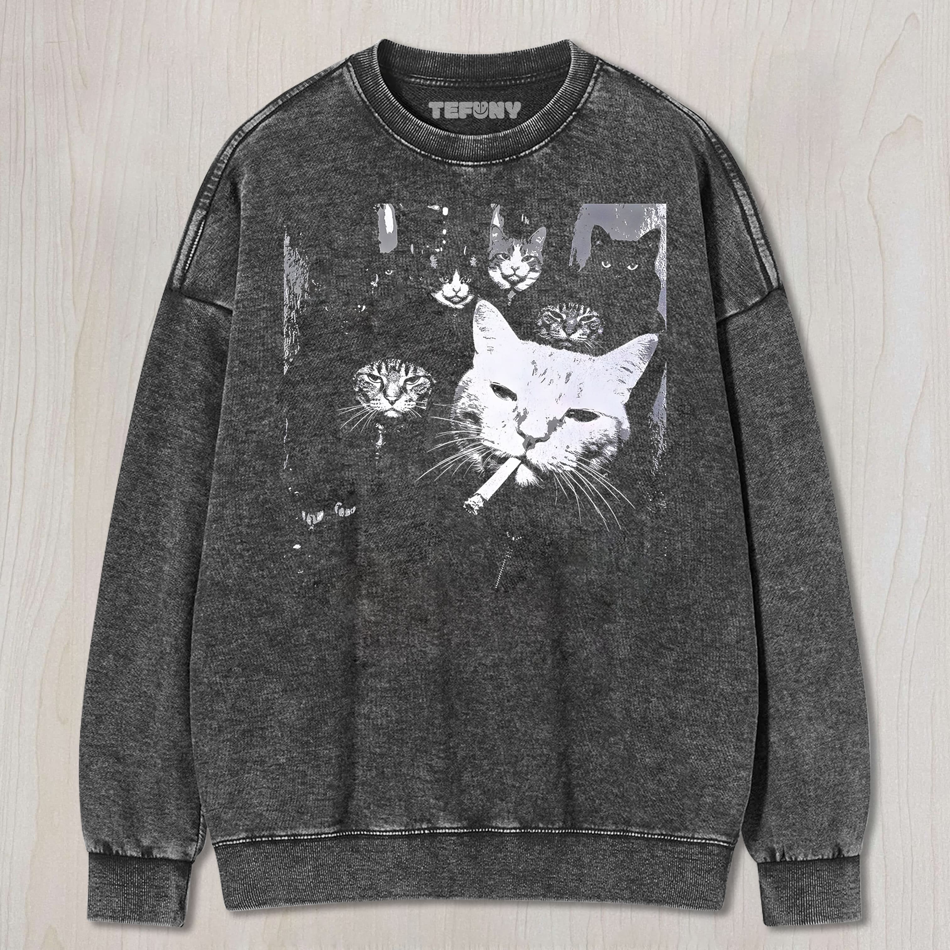 GANGSTER CAT UNISEX TEE, TANK TOP, LAYERED LS, SWEATSHIRT & HOODIE