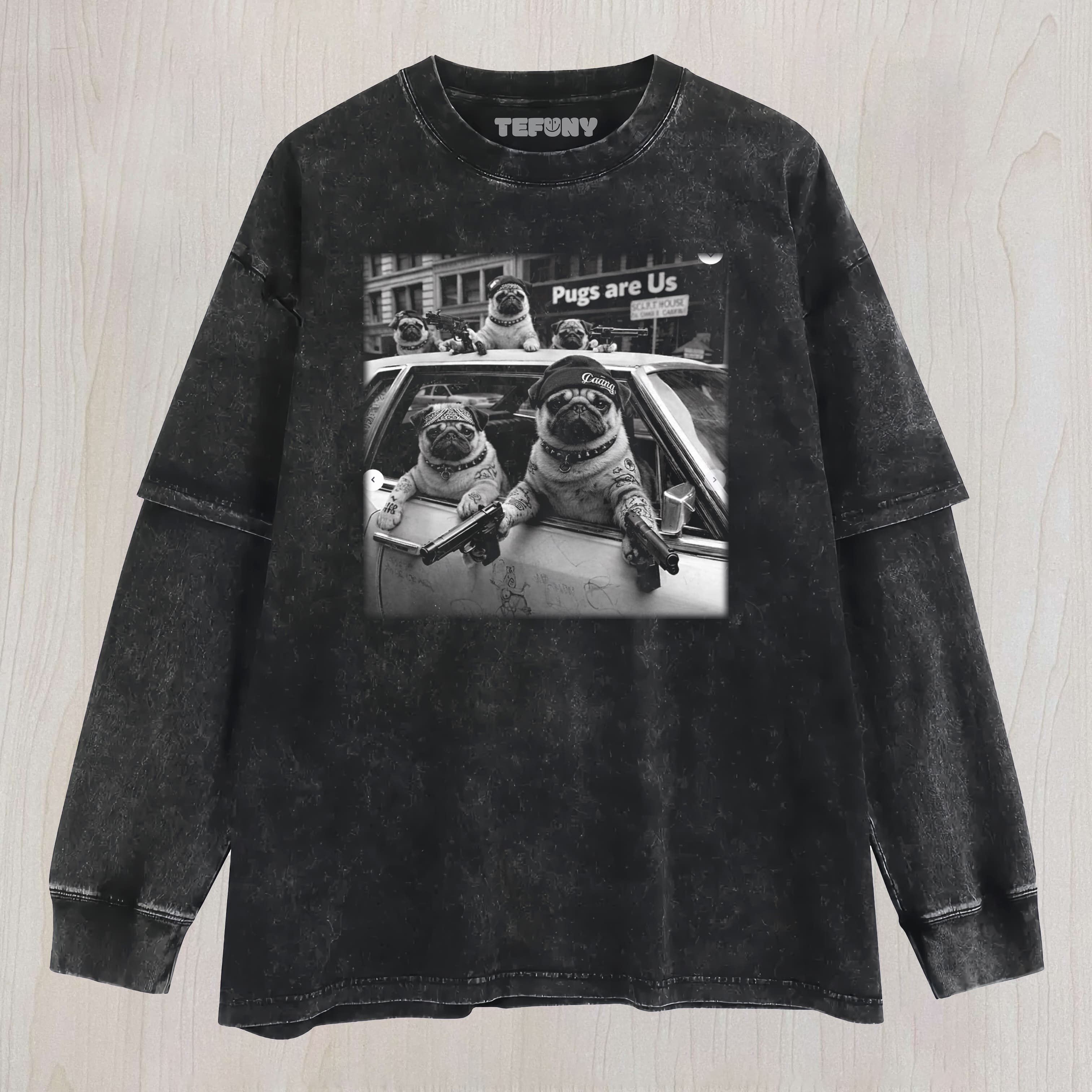 GANGSTER DOGS LAYERED LONG SLEEVE