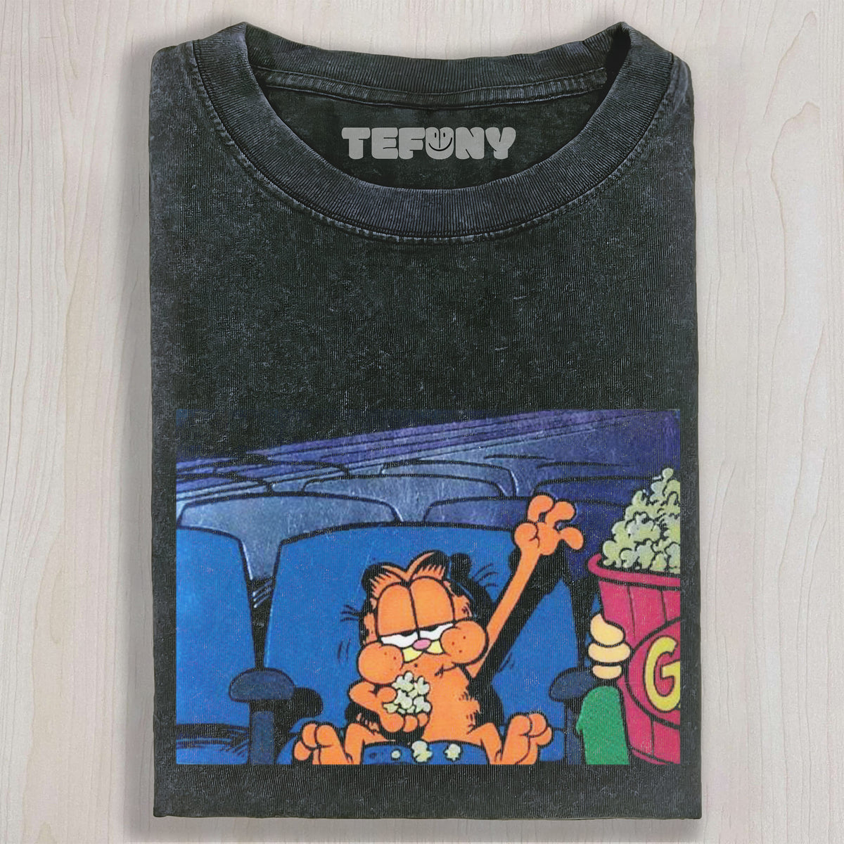 GARFIELD AT THE CINEMA UNISEX TEE, TANK TOP, LAYERED LS, SWEATSHIRT & HOODIE