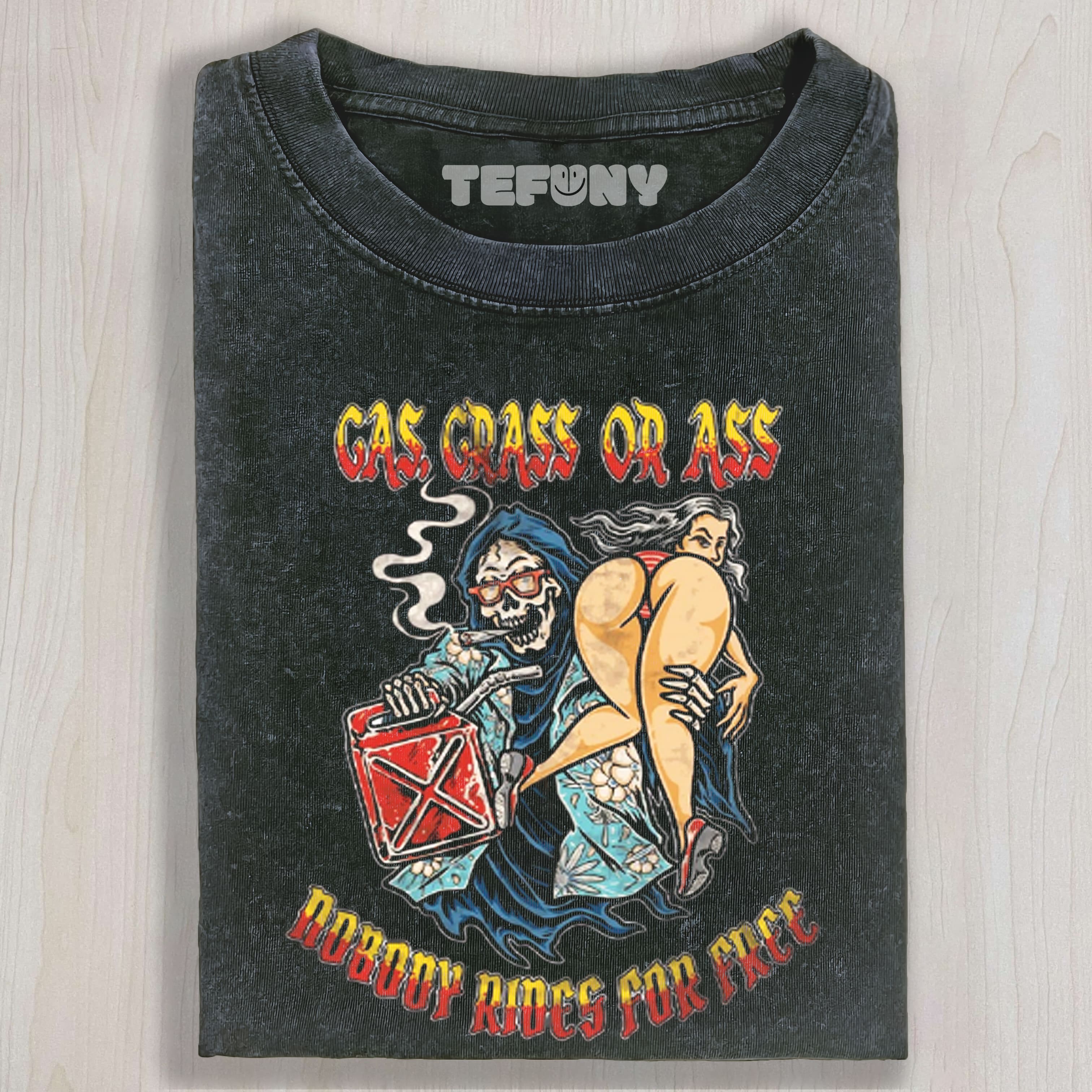 GAS ASS OR GRASS TEE & SWEAT & HOOD