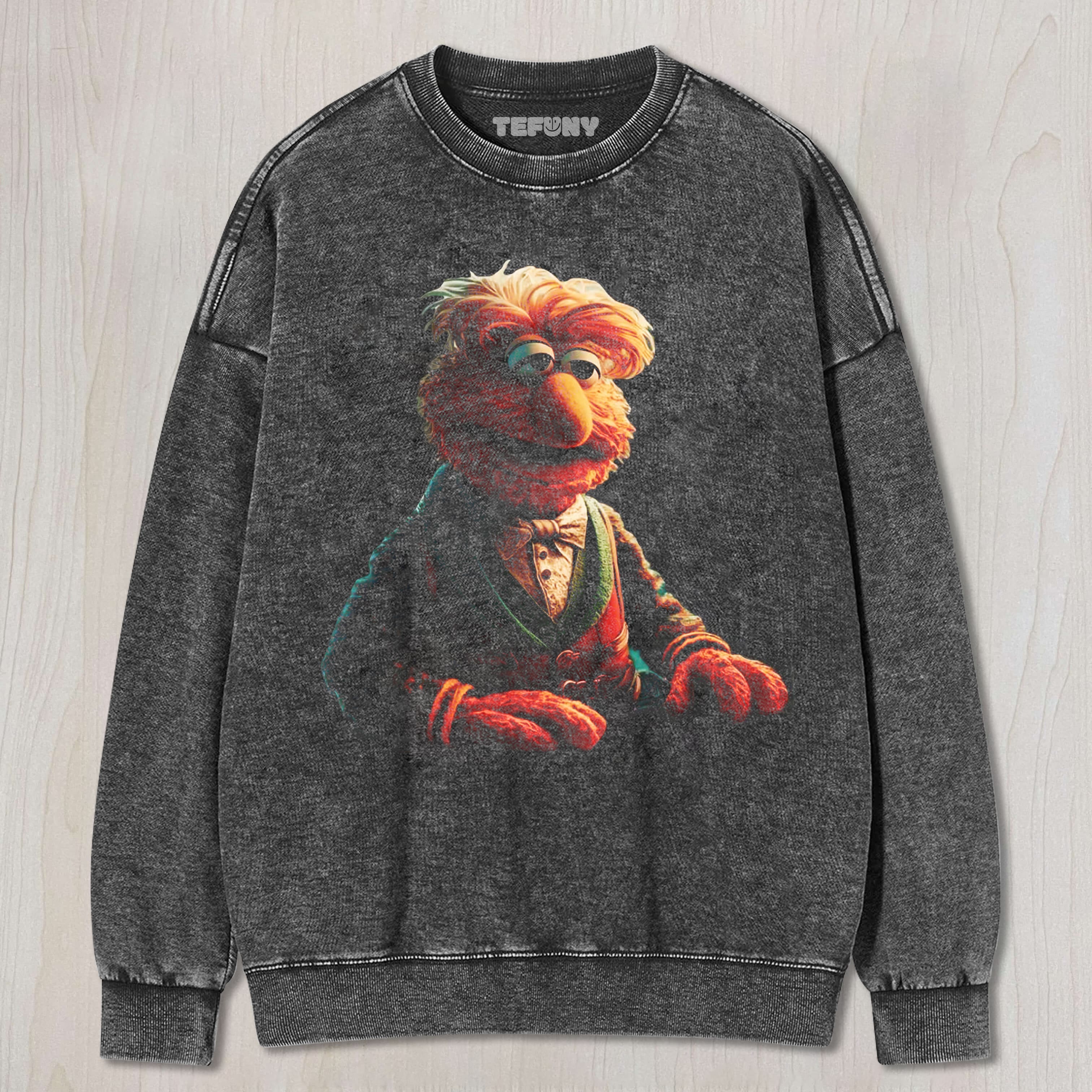 GENTLEMAN MUPPET CHARACTER VINTAGE UNISEX TEE, TANK TOP, LAYERED LS, SWEATSHIRT & HOODIE