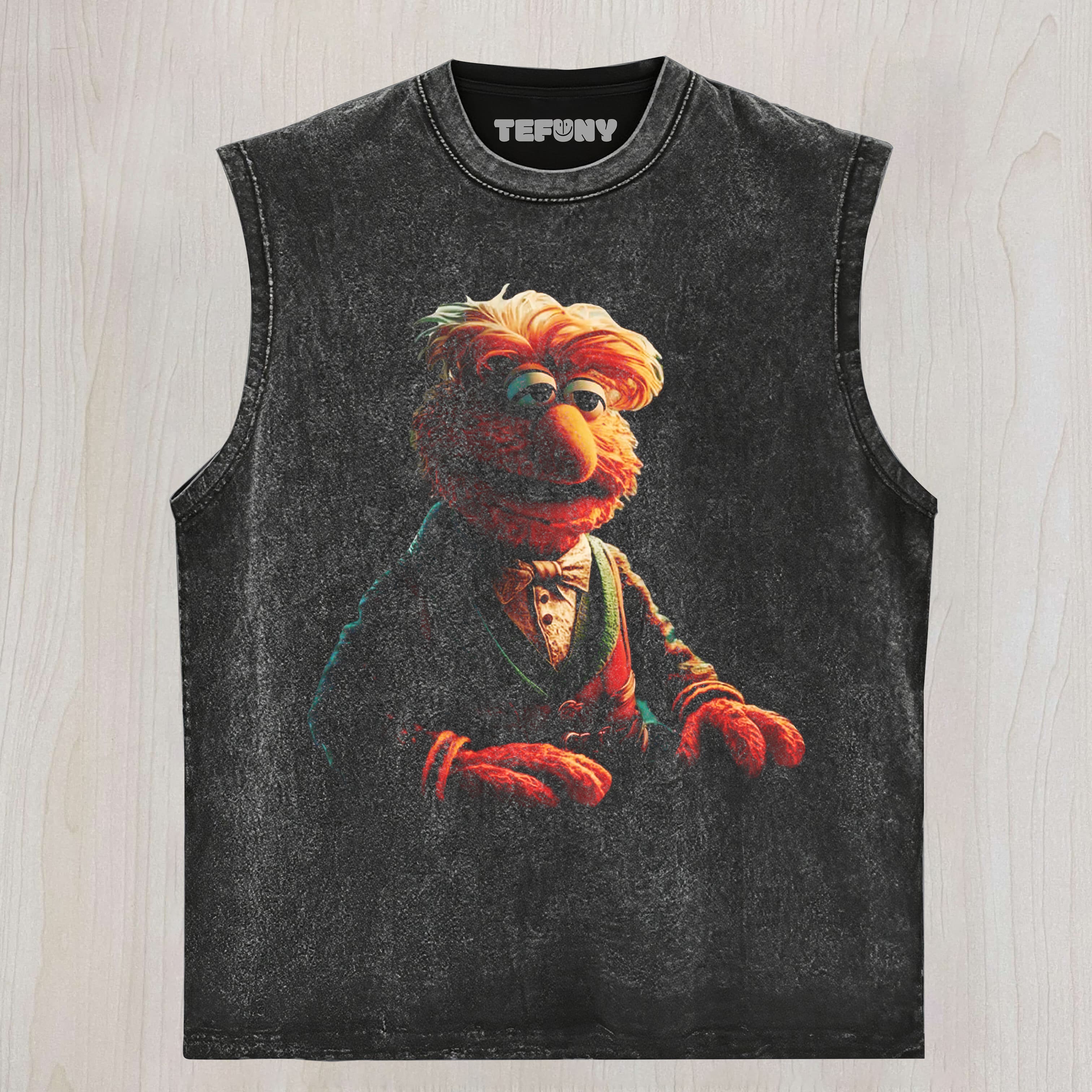 GENTLEMAN MUPPET CHARACTER VINTAGE UNISEX TEE, TANK TOP, LAYERED LS, SWEATSHIRT & HOODIE