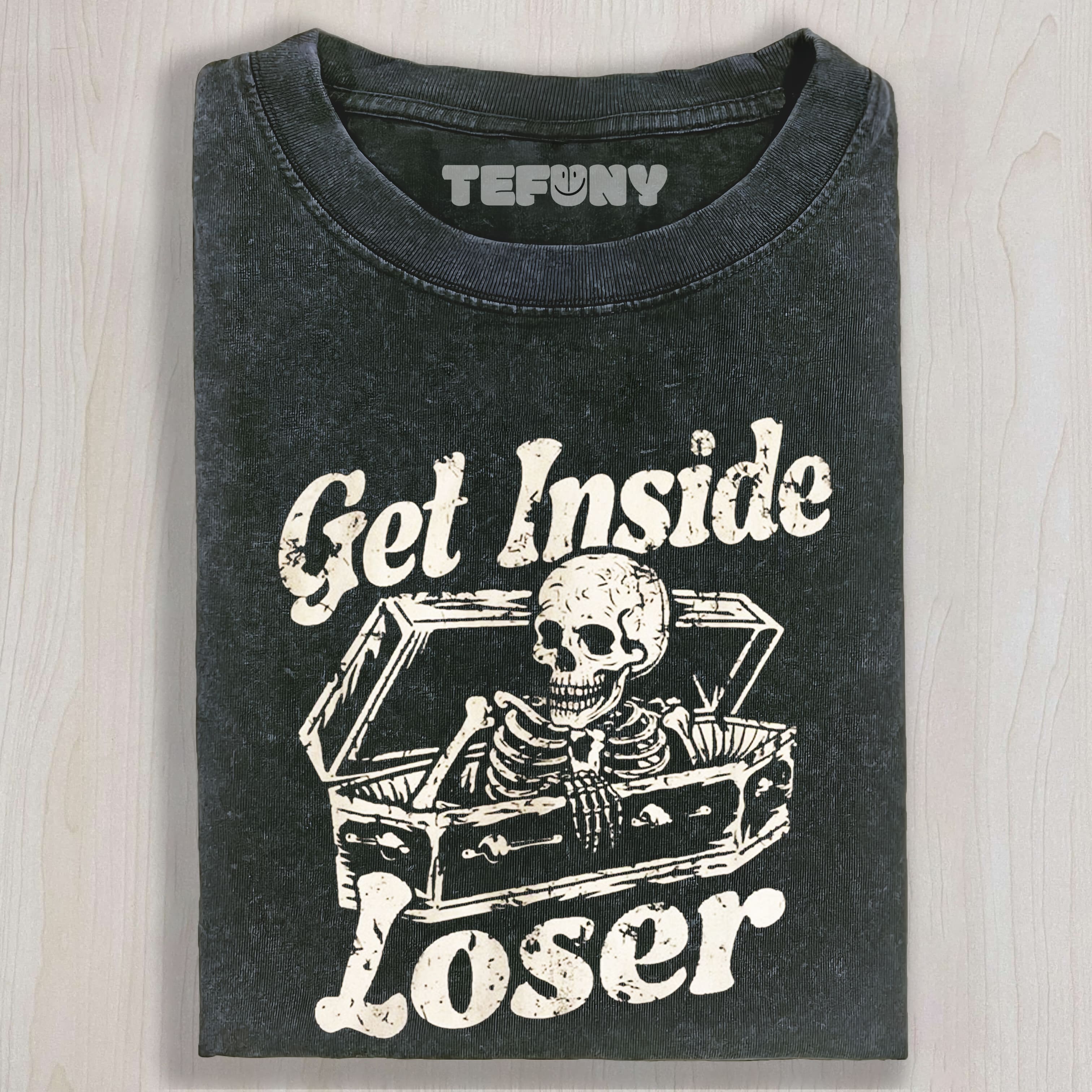GET INSIDE LOSER SKELETON TEE & SWEAT & HOOD