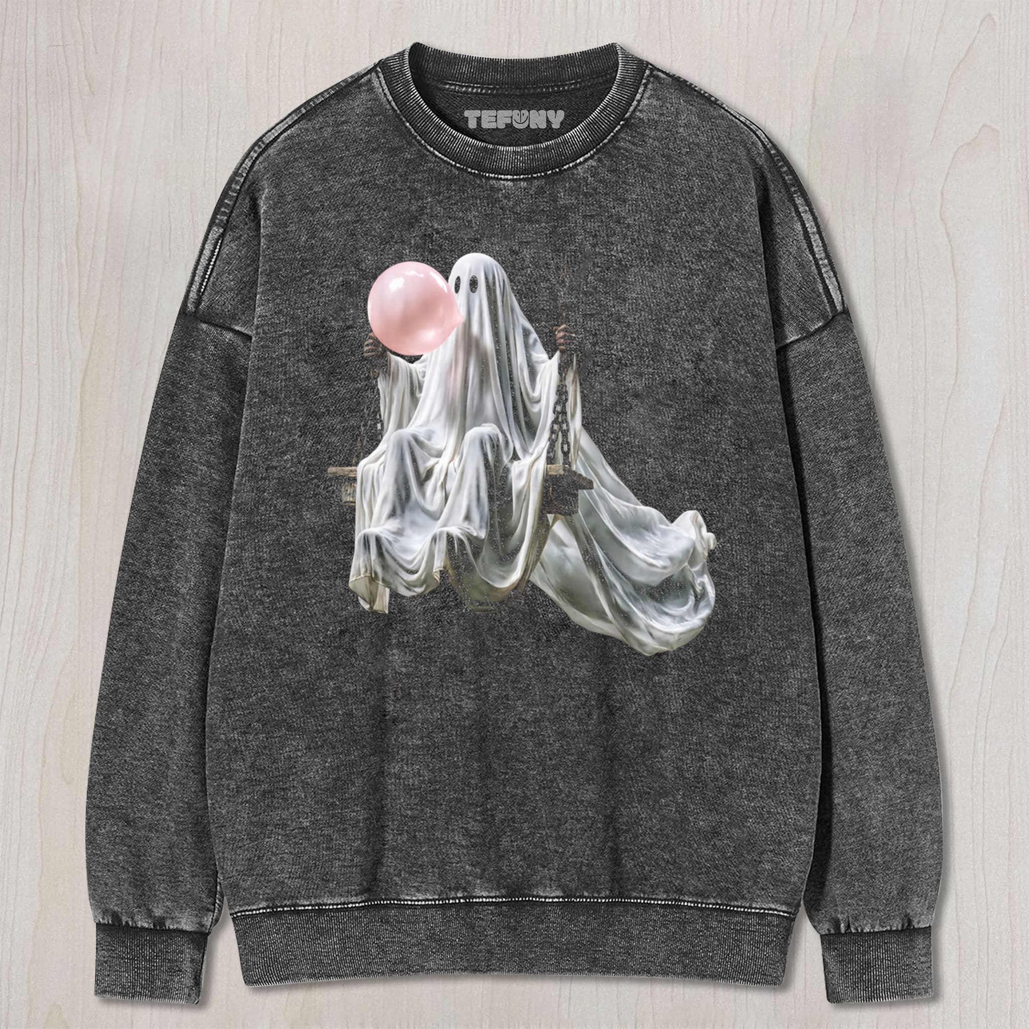 GHOST BLOWING BUBBLE UNISEX TEE, TANK TOP, LAYERED LS, SWEATSHIRT & HOODIE