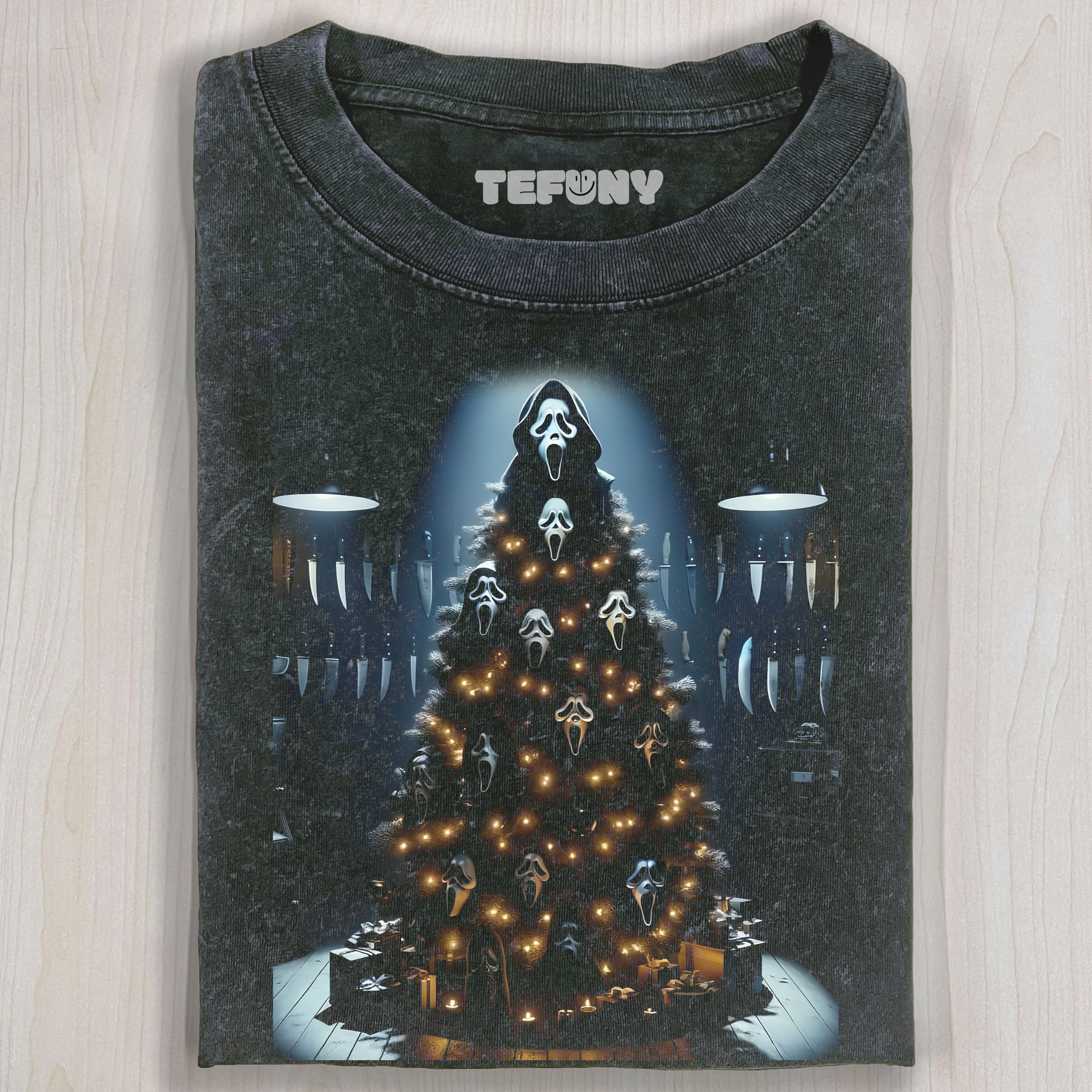 GHOSTFACE CHRISTMAS TREE T-SHIRT