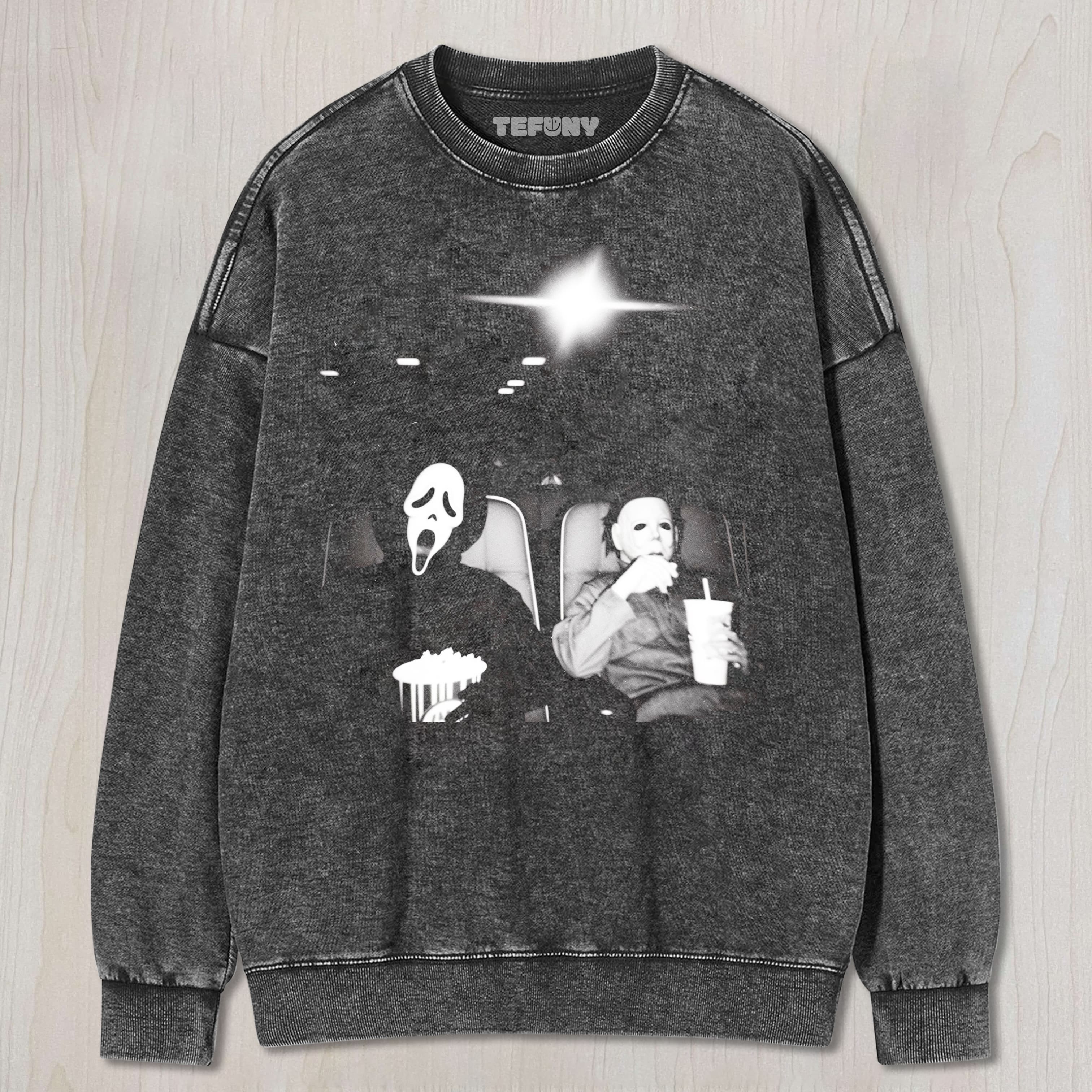 GHOSTFACE & MICHAEL MYERS CINEMA DATE TEE & SWEAT & HOOD