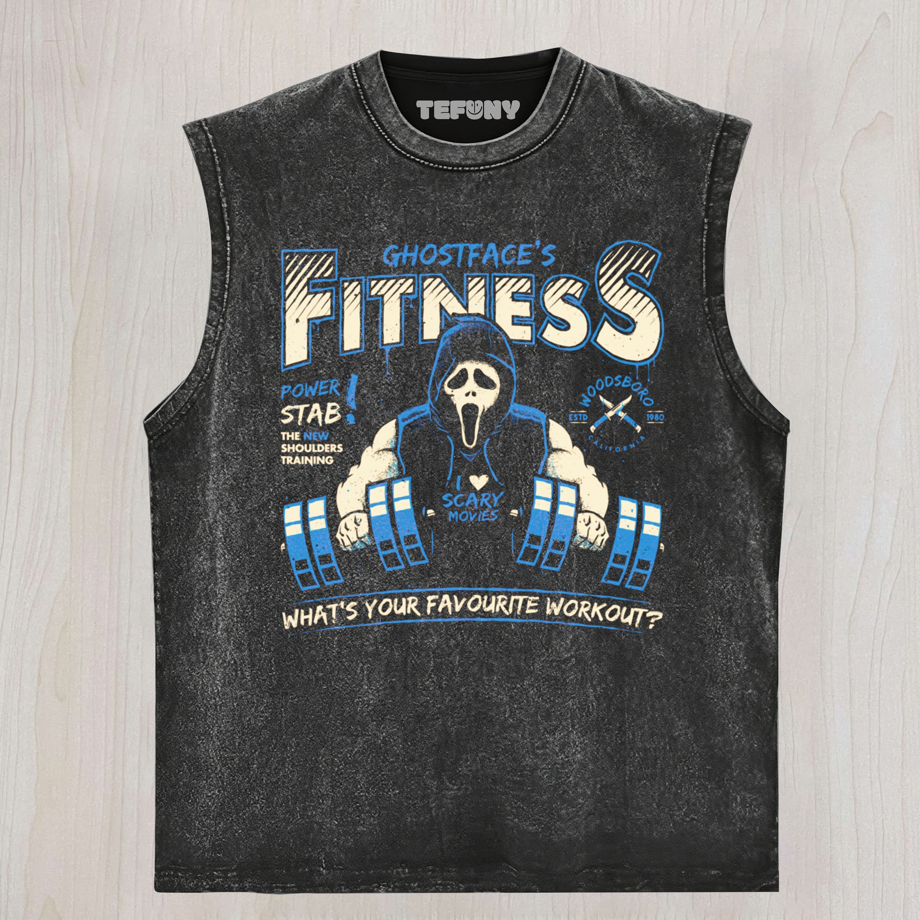 GHOSTFACE'S FITNESS TANK TOP