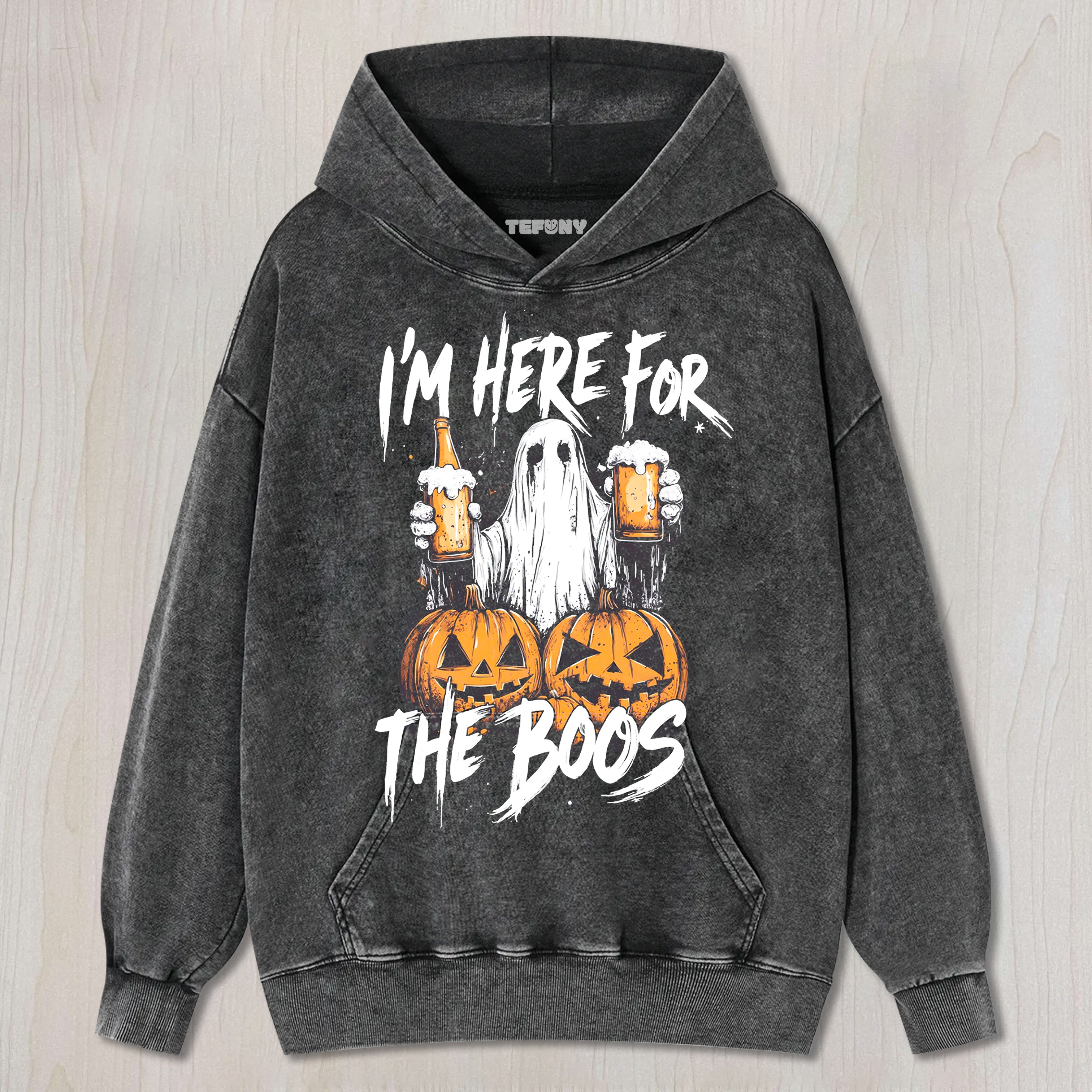 GHOST DRINKING ON HALLOWEEN T-SHIRT