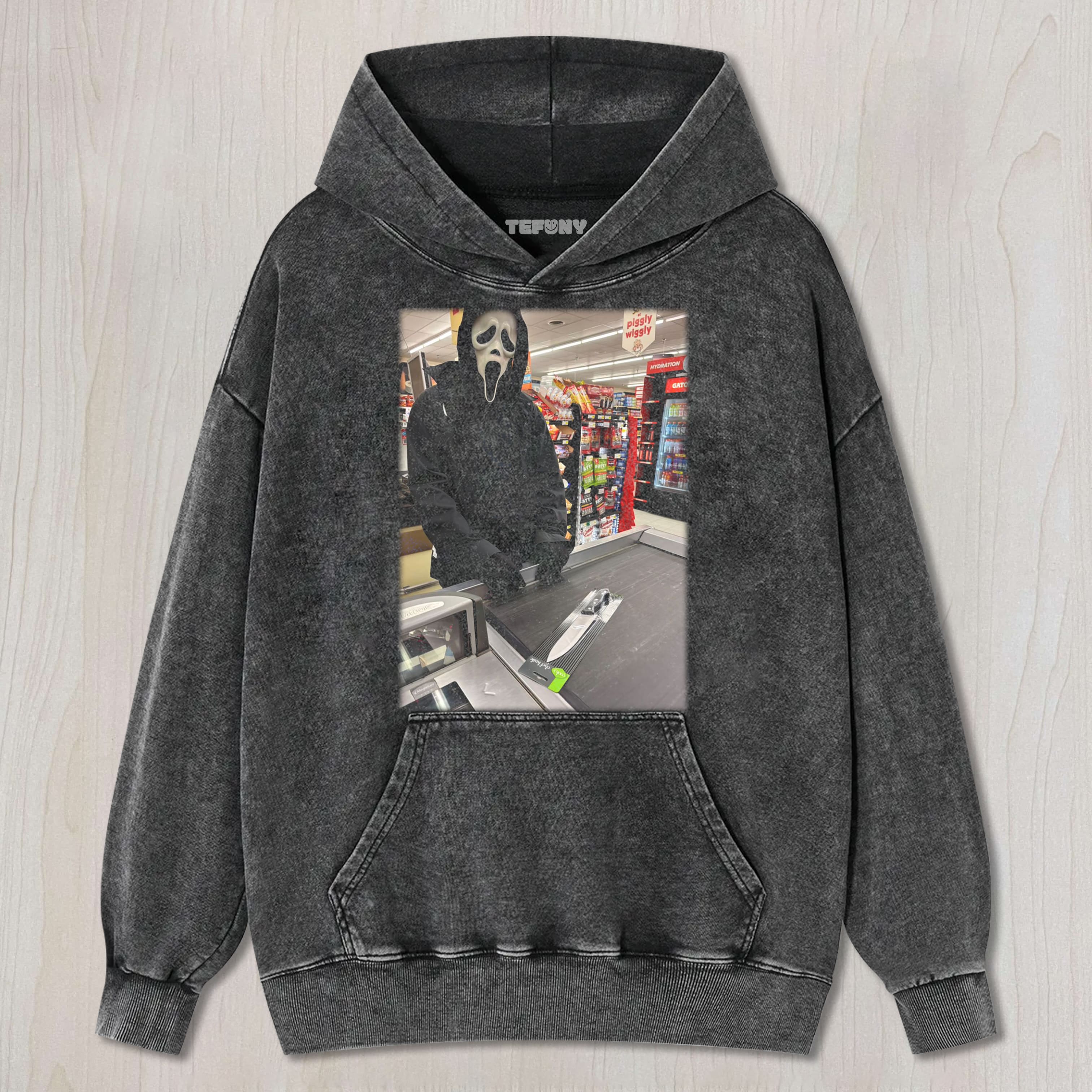 GHOST FACE BUYS KNIFE FUNNT MEME TEE & SWEAT & HOOD