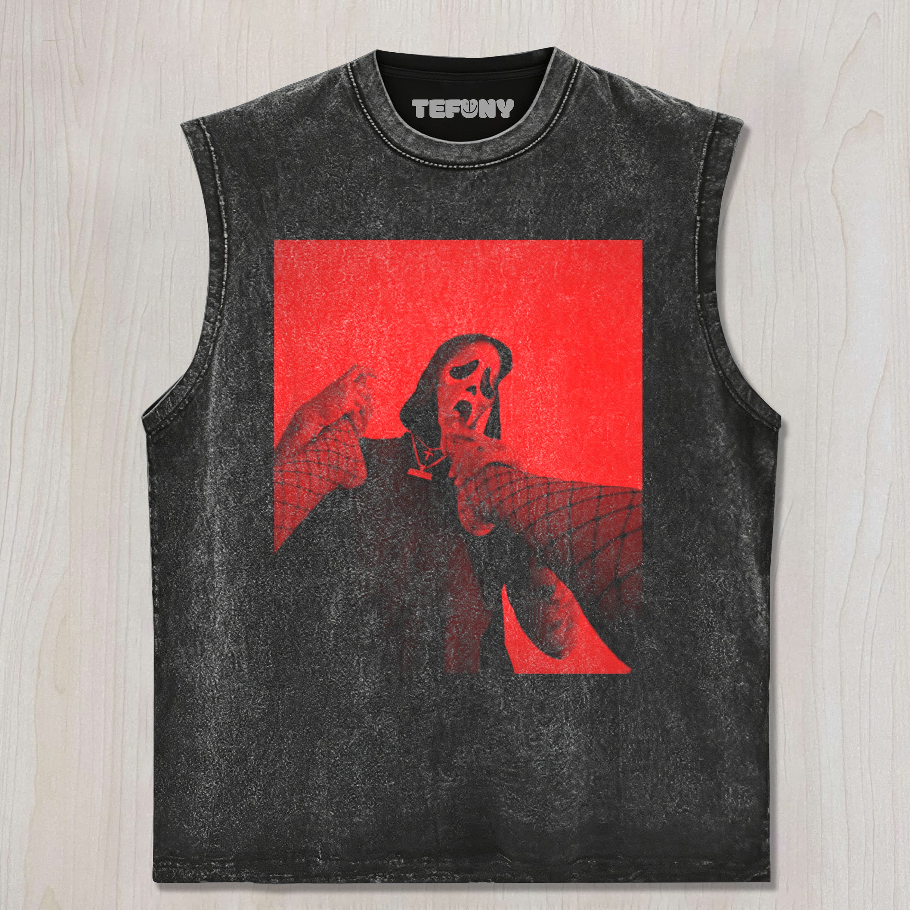 GHOST FACE GRABBED THE LEGS UNISEX TEE, TANK TOP, LAYERED LS, SWEATSHIRT & HOODIE