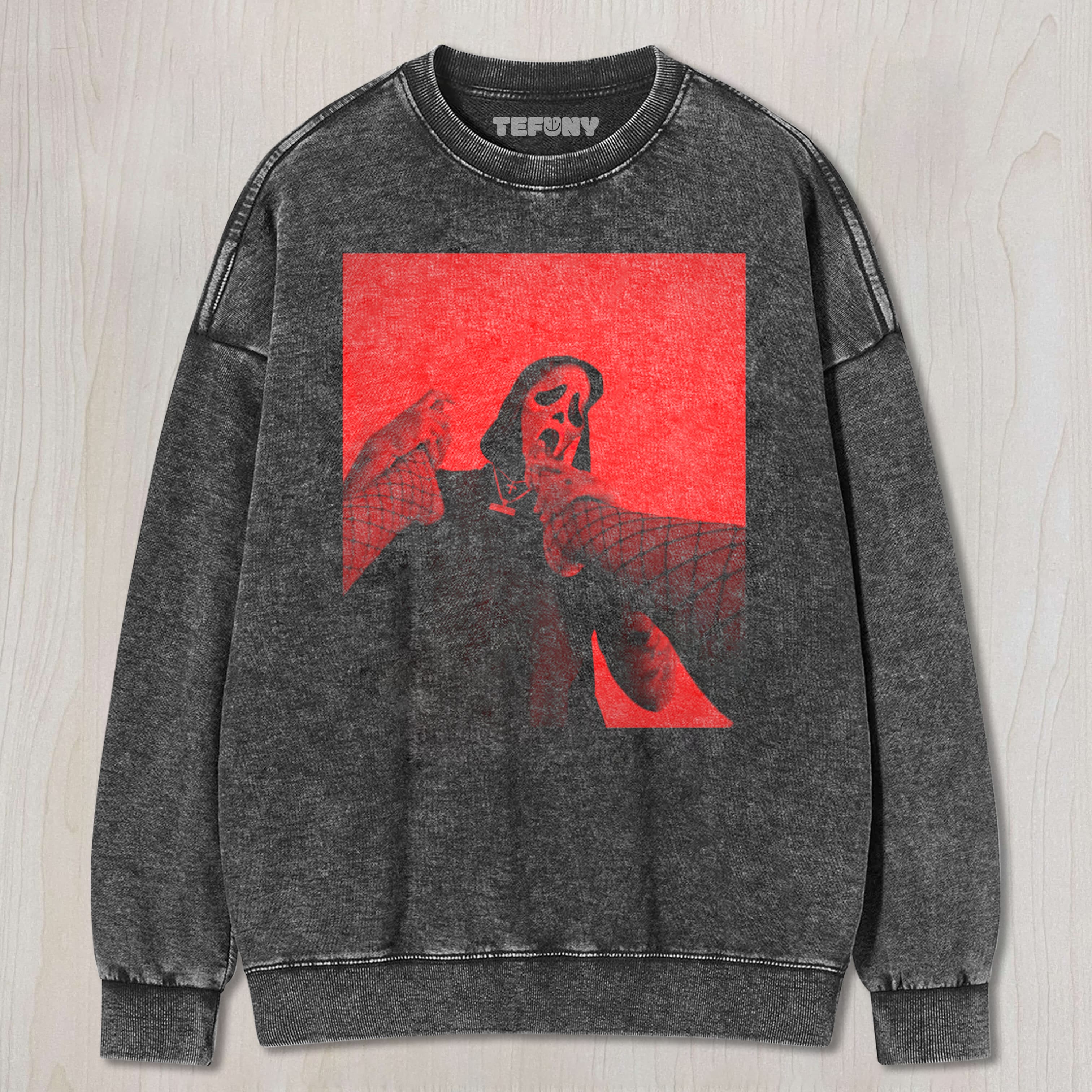 GHOST FACE GRABBED THE LEGS UNISEX TEE, TANK TOP, LAYERED LS, SWEATSHIRT & HOODIE