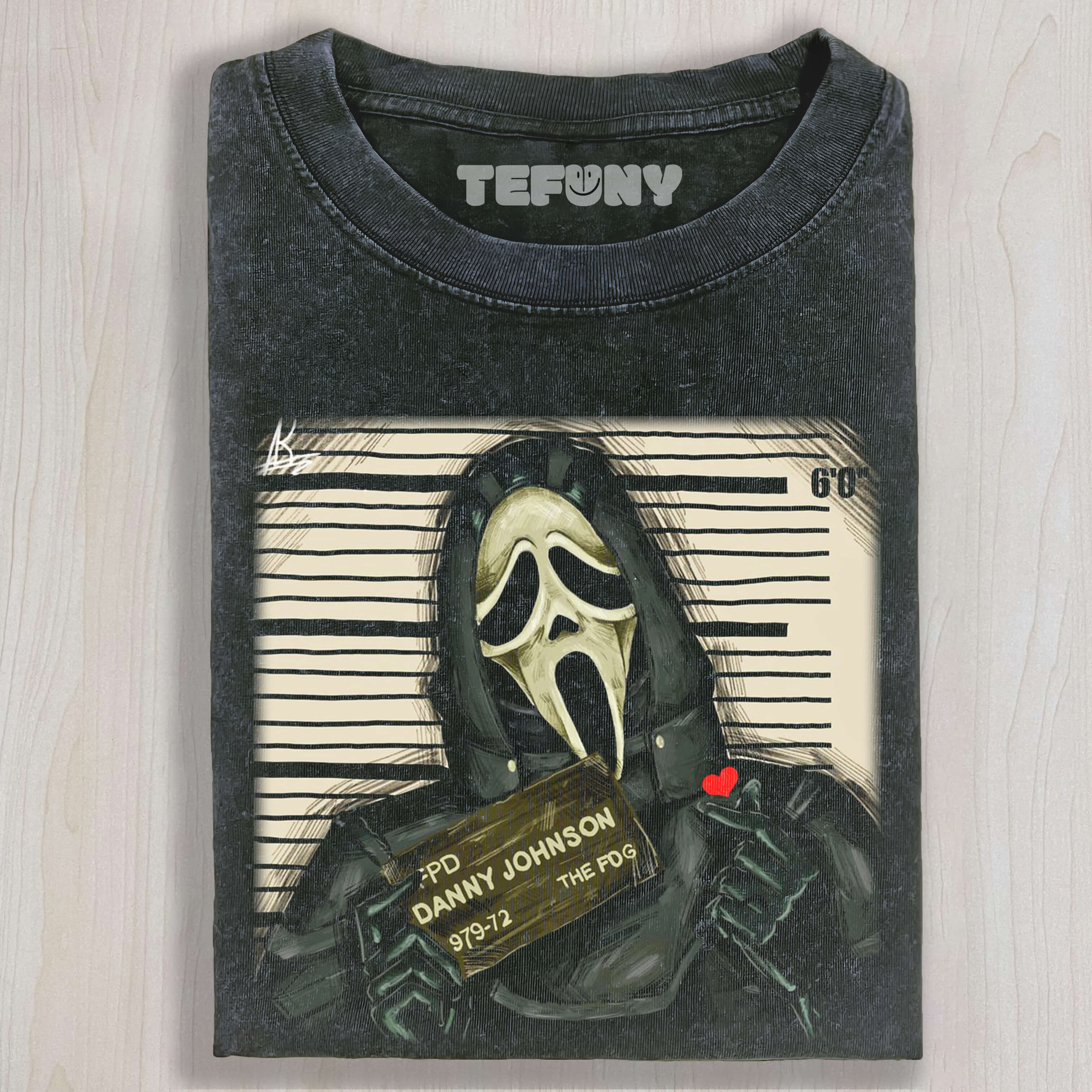 GHOST FACE HOLDING UP A SIGN TEE & SWEAT & HOOD