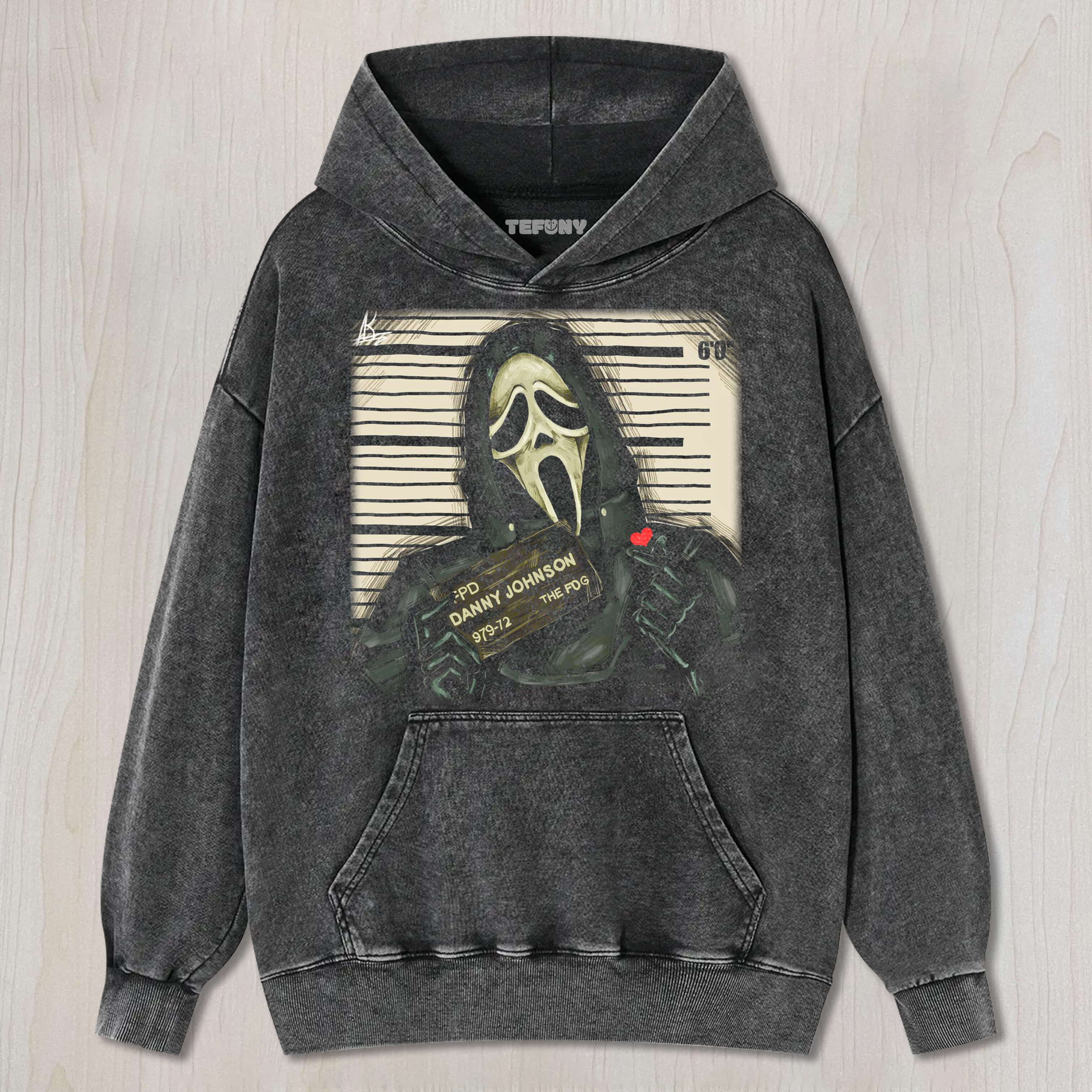 GHOST FACE HOLDING UP A SIGN TEE & SWEAT & HOOD